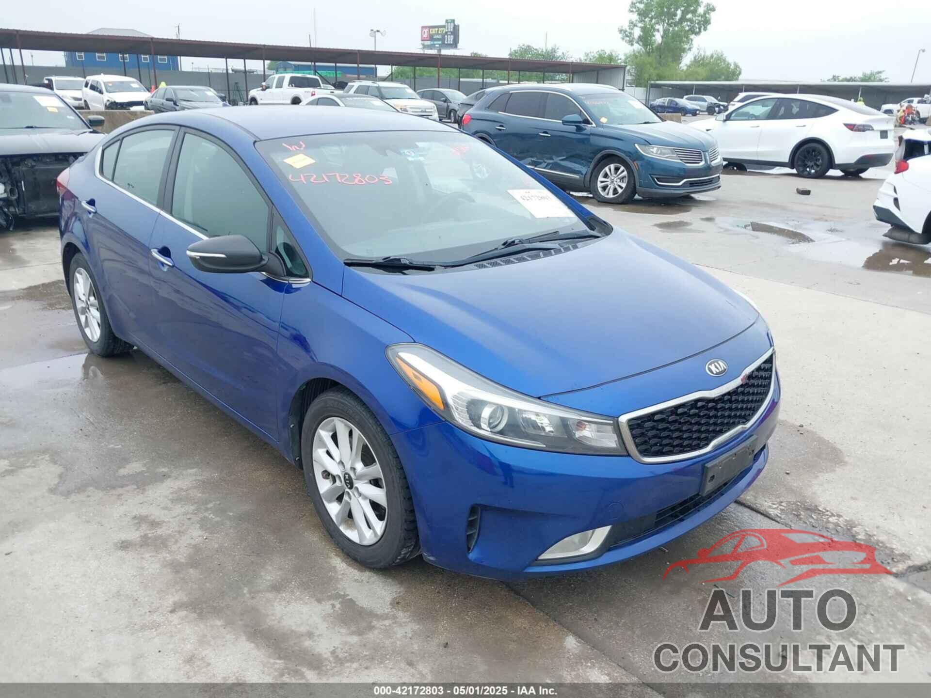 KIA FORTE 2017 - 3KPFL4A74HE043389