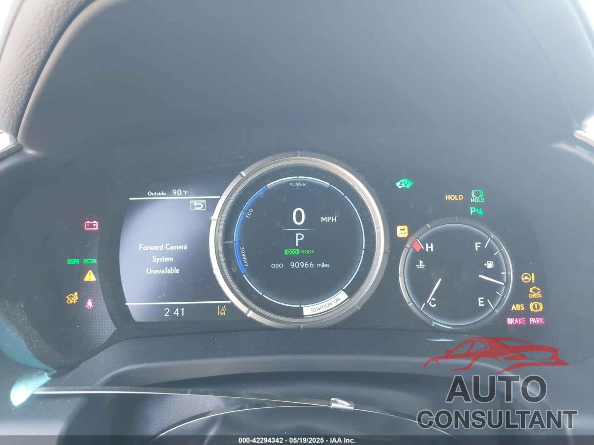 LEXUS RX 450H 2017 - 2T2BGMCA7HC019433
