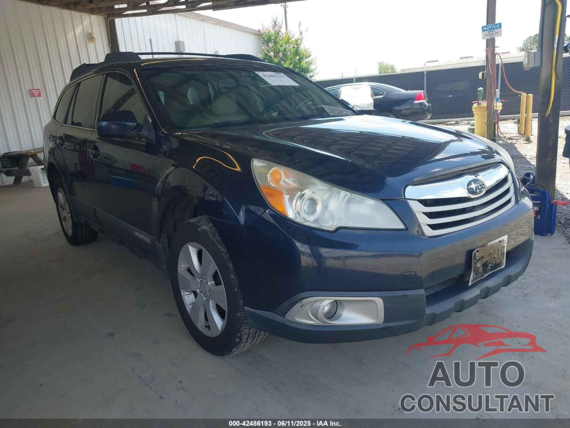 SUBARU OUTBACK 2012 - 4S4BRBAC0C3210857