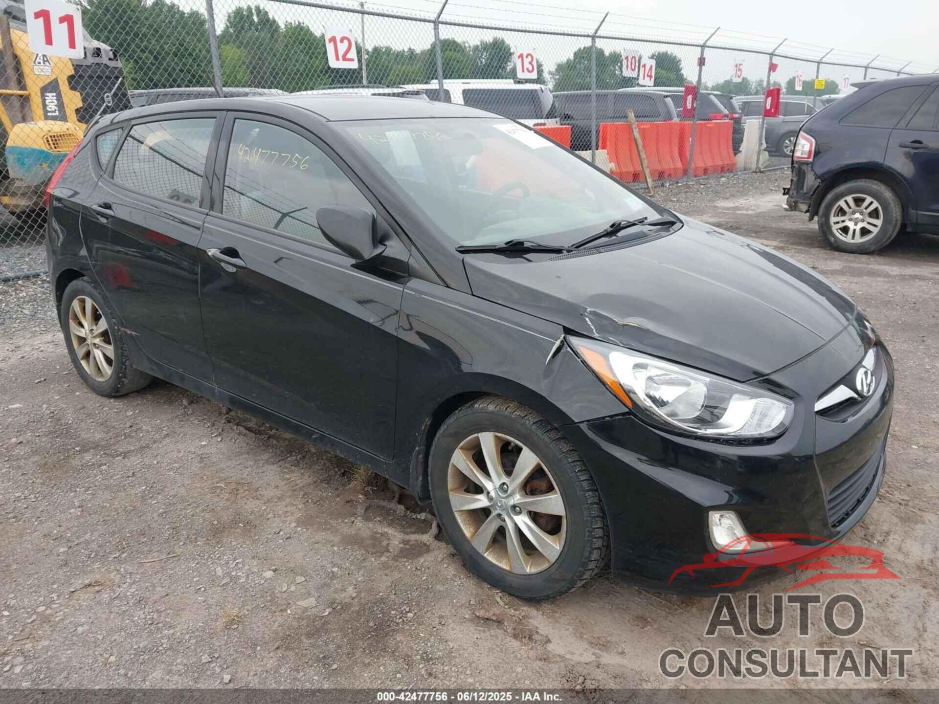 HYUNDAI ACCENT 2012 - KMHCU5AE4CU023105