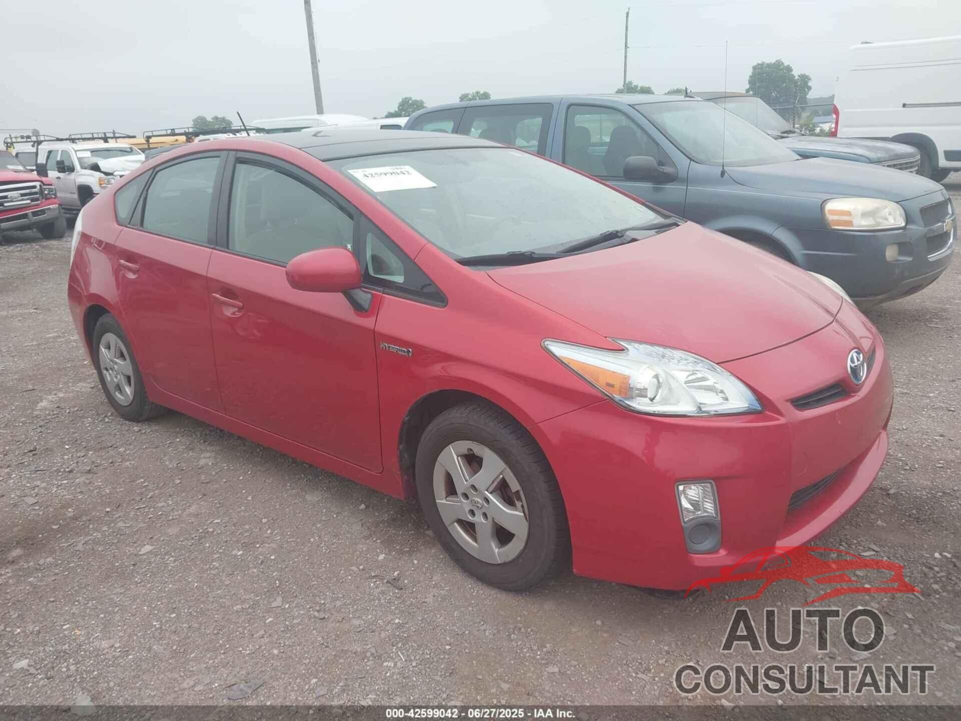 TOYOTA PRIUS 2010 - JTDKN3DU1A0084355