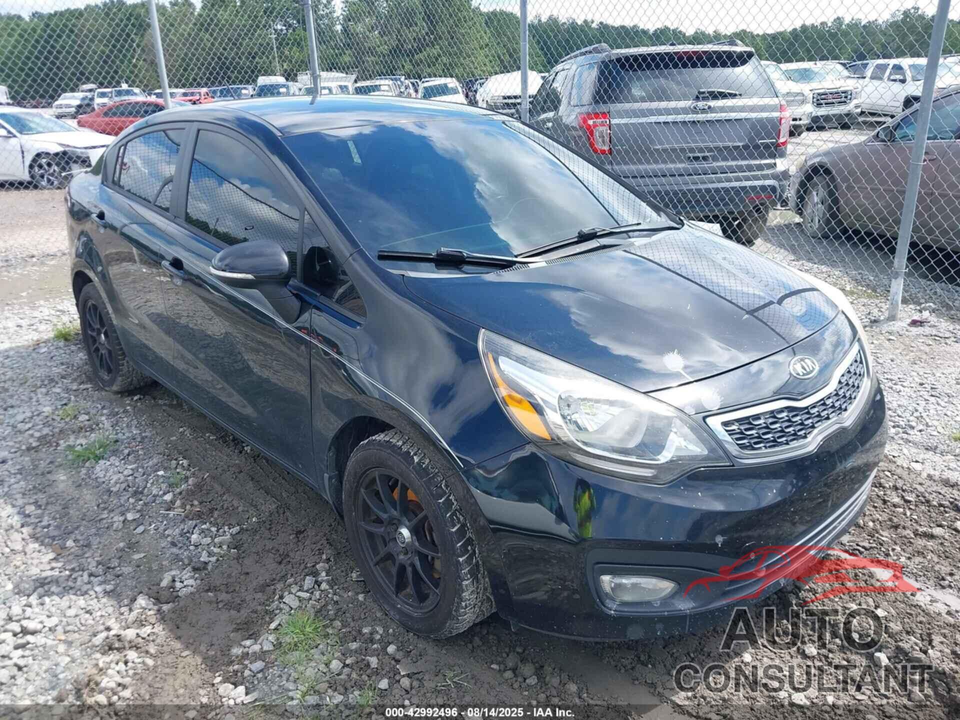 KIA RIO 2012 - KNADN4A35C6074239