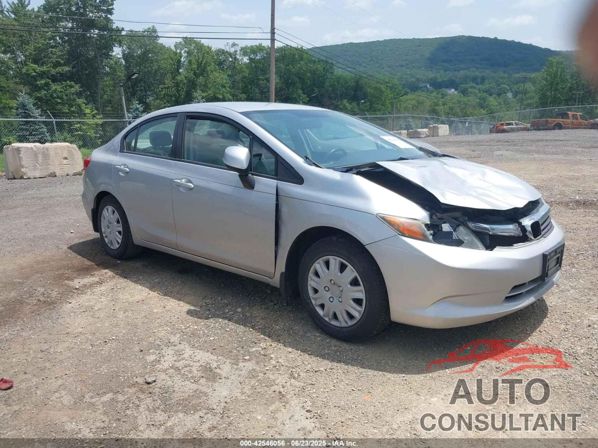 HONDA CIVIC 2012 - 19XFB2F5XCE371892