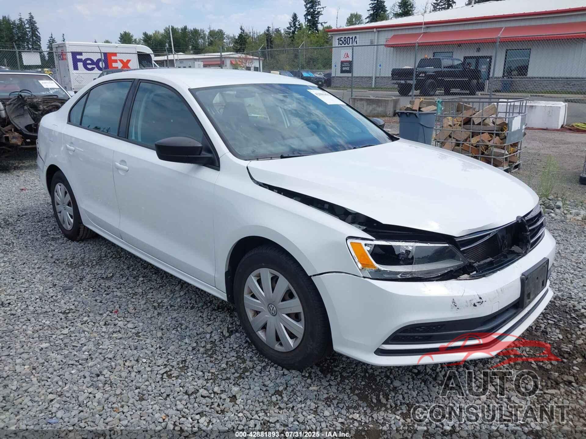 VOLKSWAGEN JETTA 2016 - 3VW267AJ7GM333033