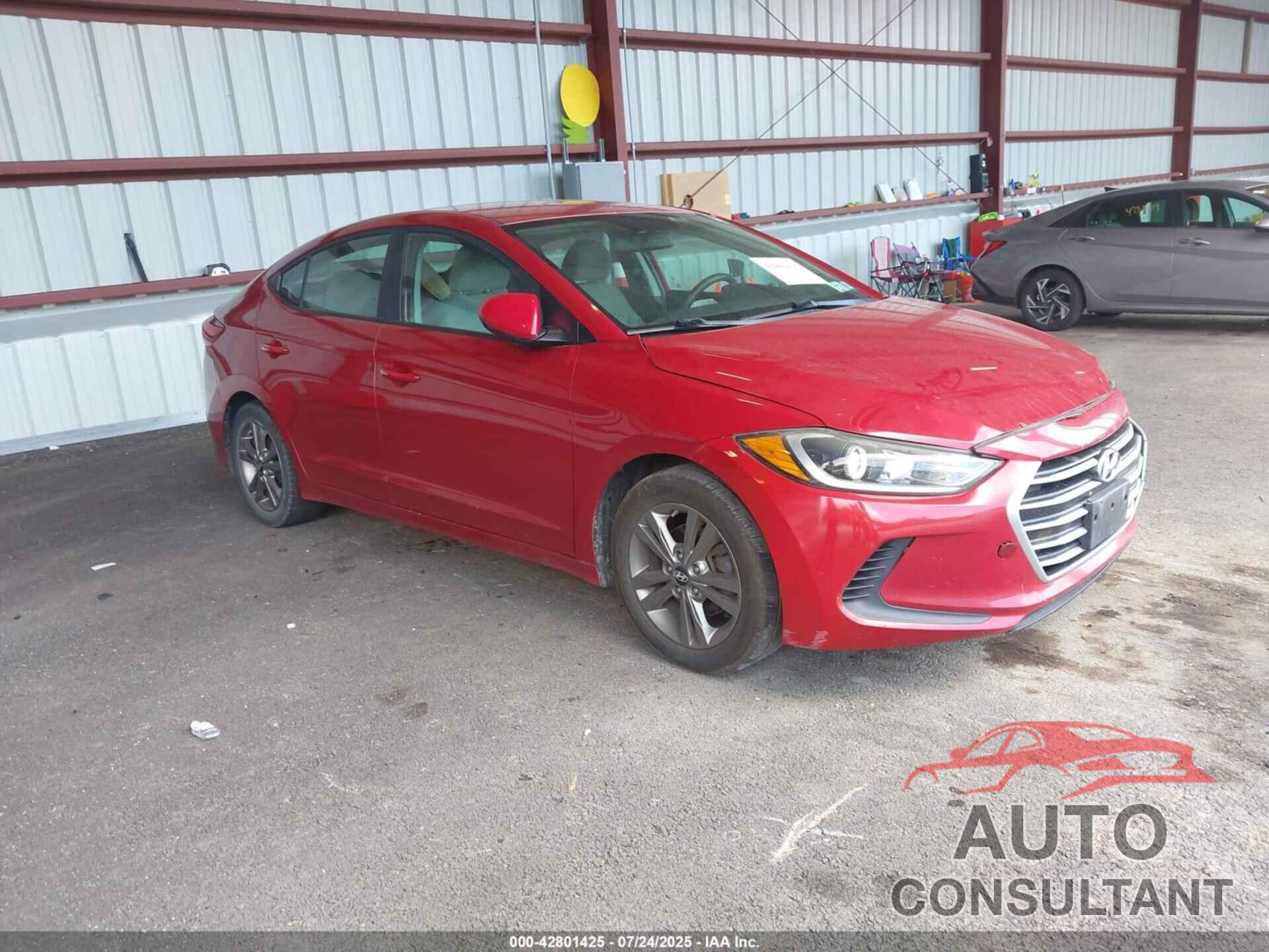 HYUNDAI ELANTRA 2017 - KMHD84LF2HU194984