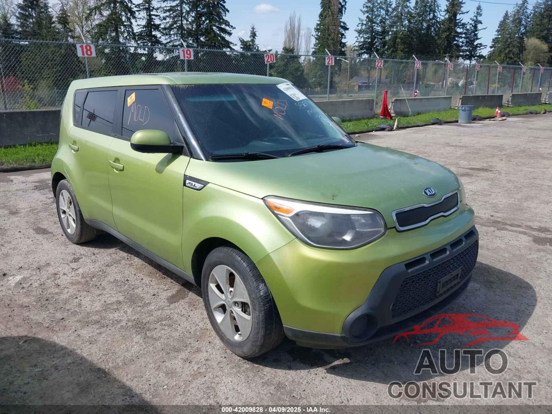 KIA SOUL 2015 - KNDJN2A21F7792497