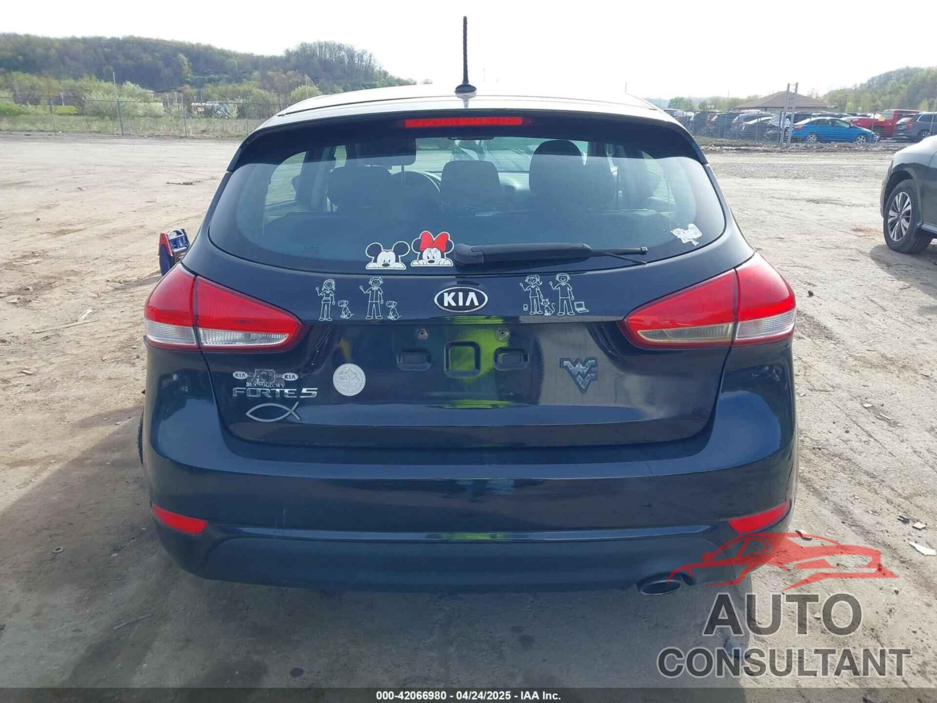 KIA FORTE 2016 - KNAFK5A88G5585328