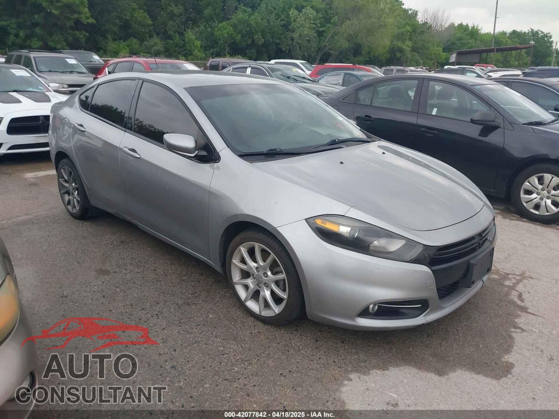 DODGE DART 2015 - 1C3CDFBB9FD237837