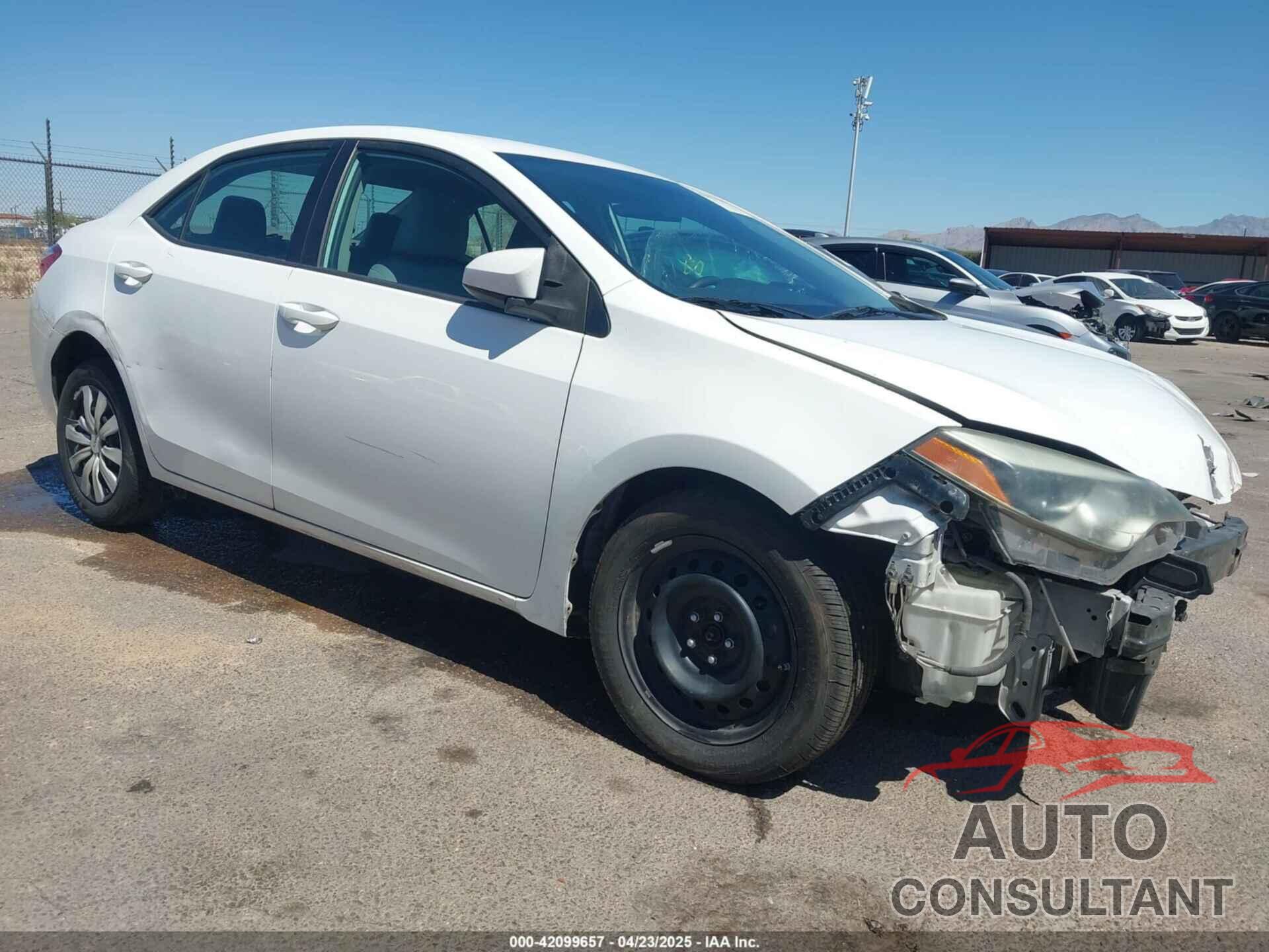 TOYOTA COROLLA 2014 - 5YFBURHE9EP076525