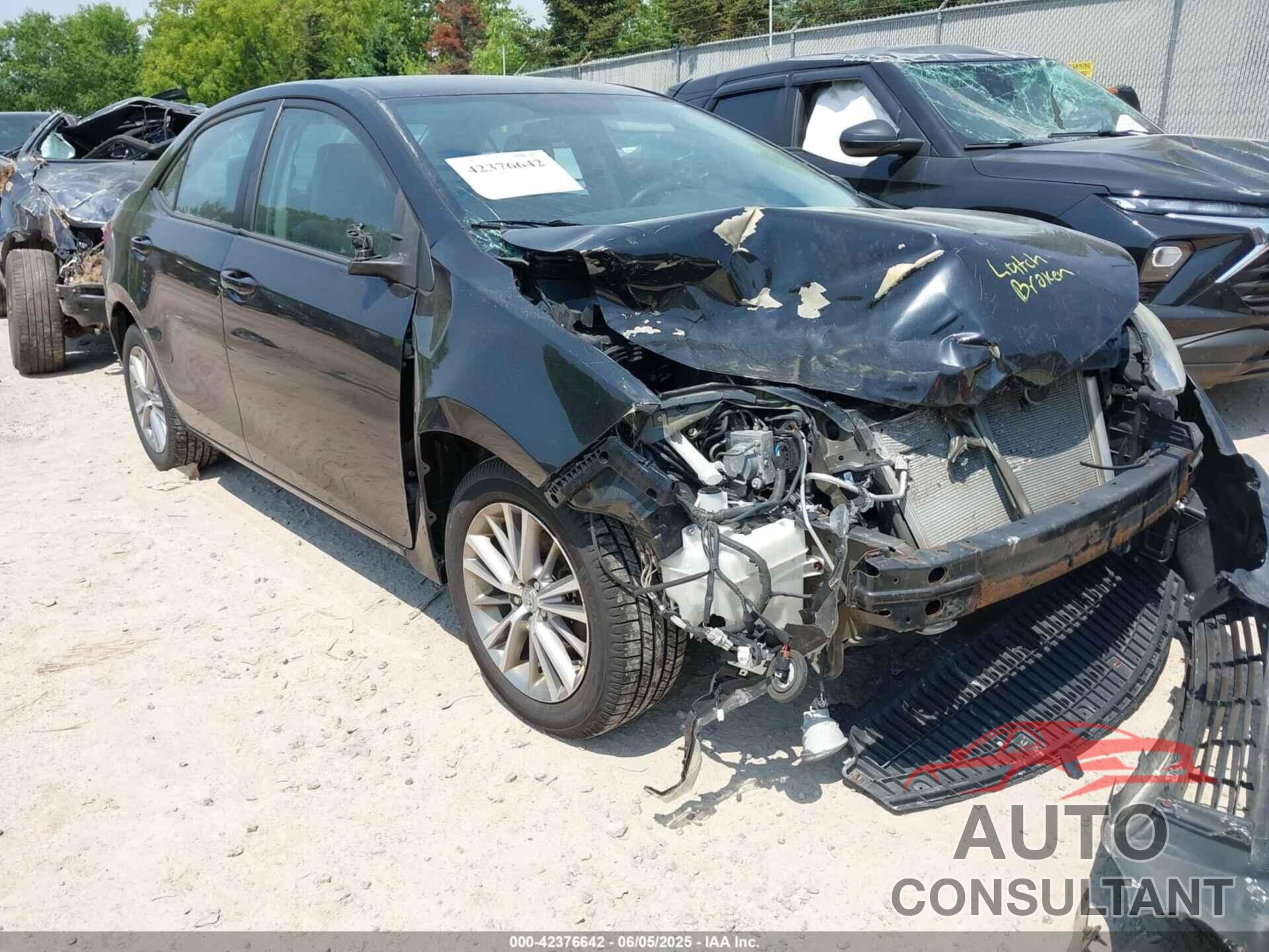 TOYOTA COROLLA 2014 - 5YFBURHE7EP028117