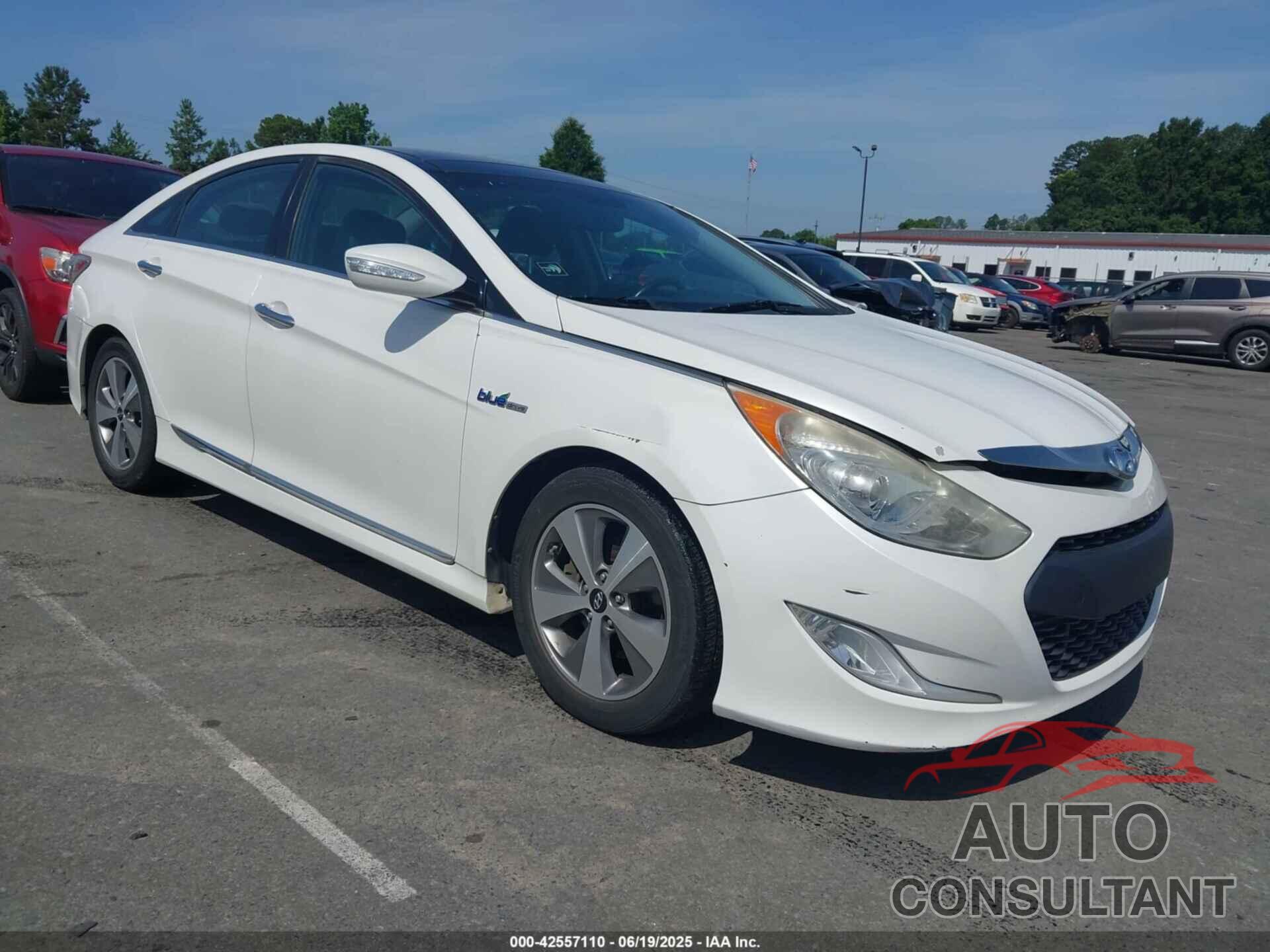 HYUNDAI SONATA HYBRID 2012 - KMHEC4A46CA040681
