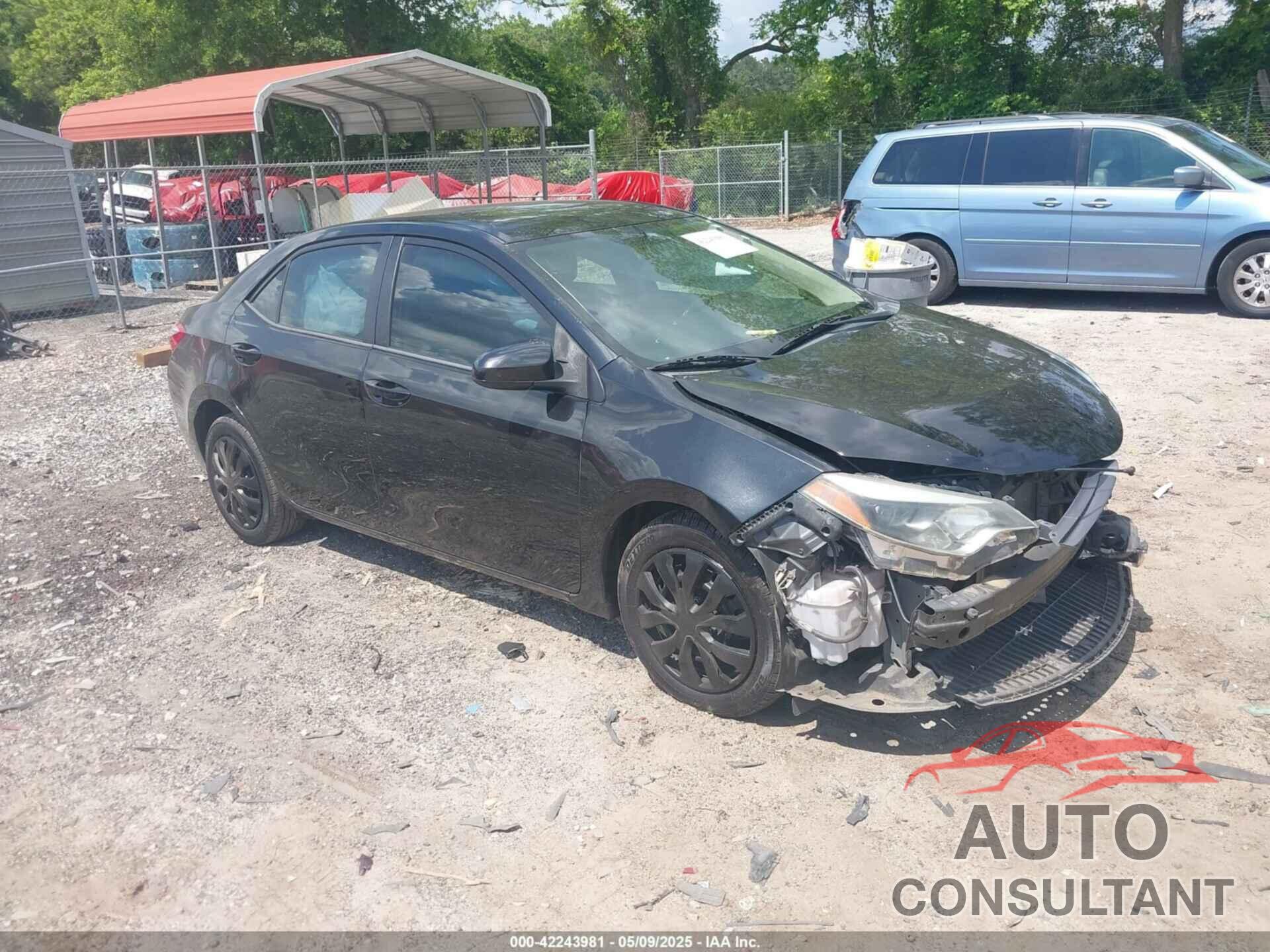 TOYOTA COROLLA 2015 - 2T1BURHE3FC429603