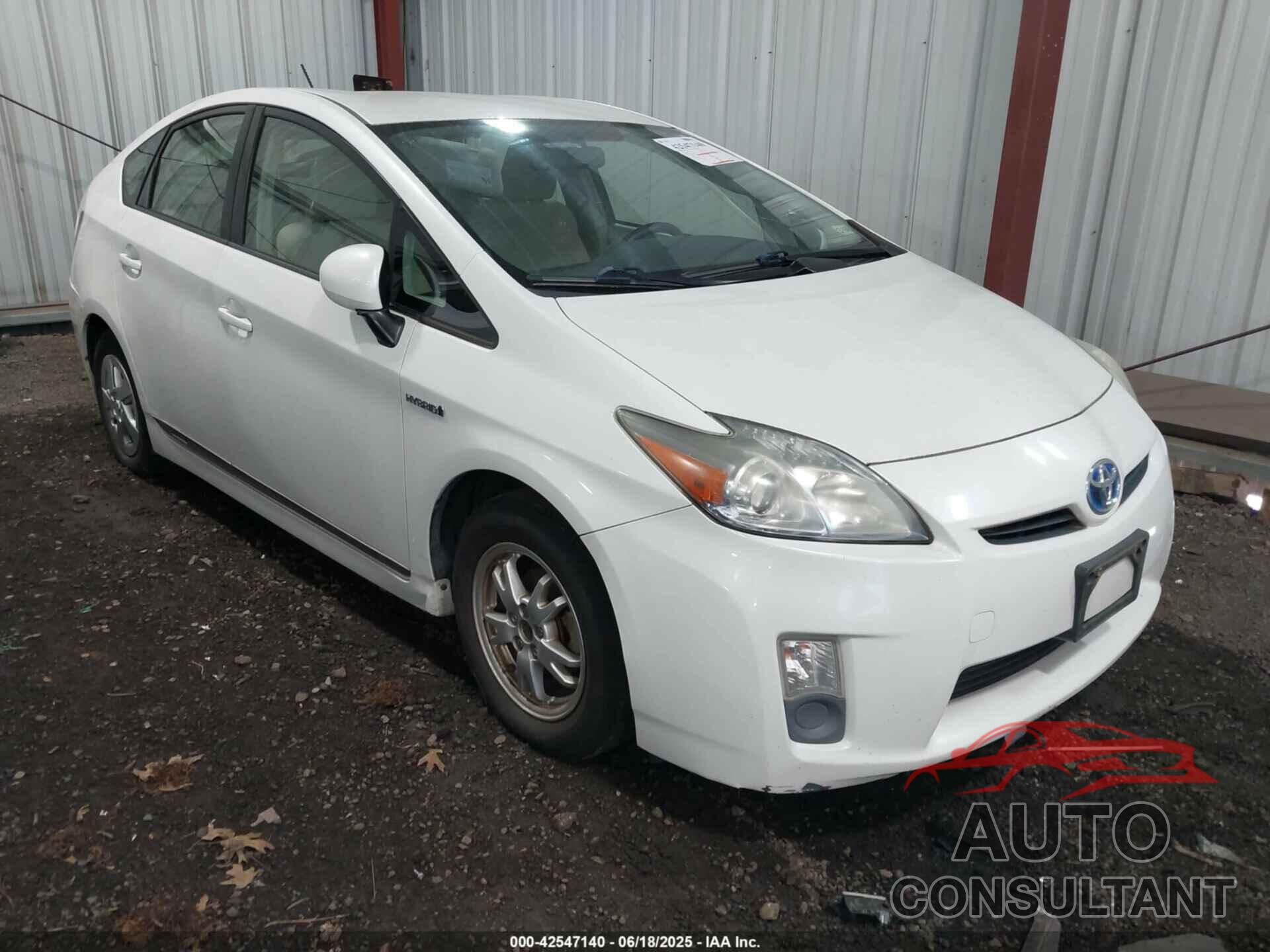 TOYOTA PRIUS 2011 - JTDKN3DU4B5343523