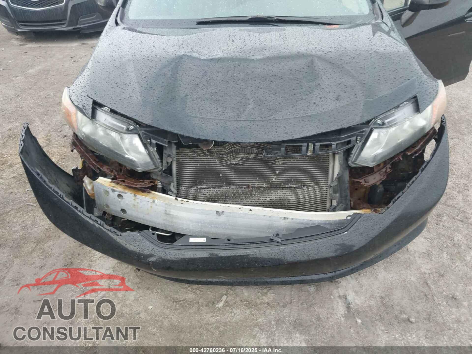 HONDA CIVIC 2012 - 19XFB2F50CE098929