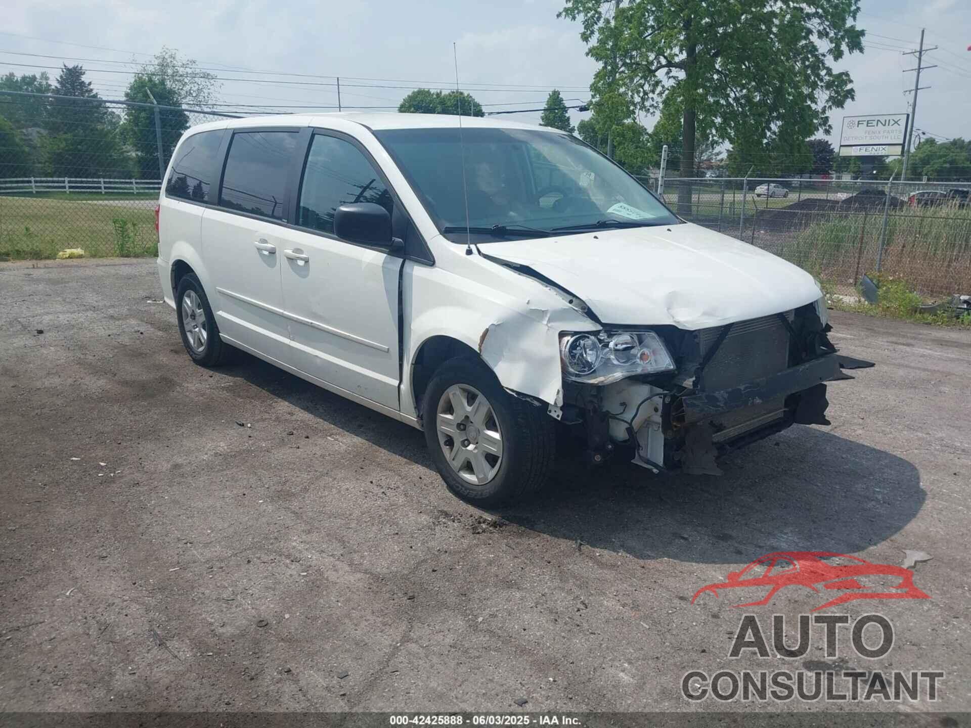 DODGE GRAND CARAVAN 2012 - 2C4RDGBG6CR110656