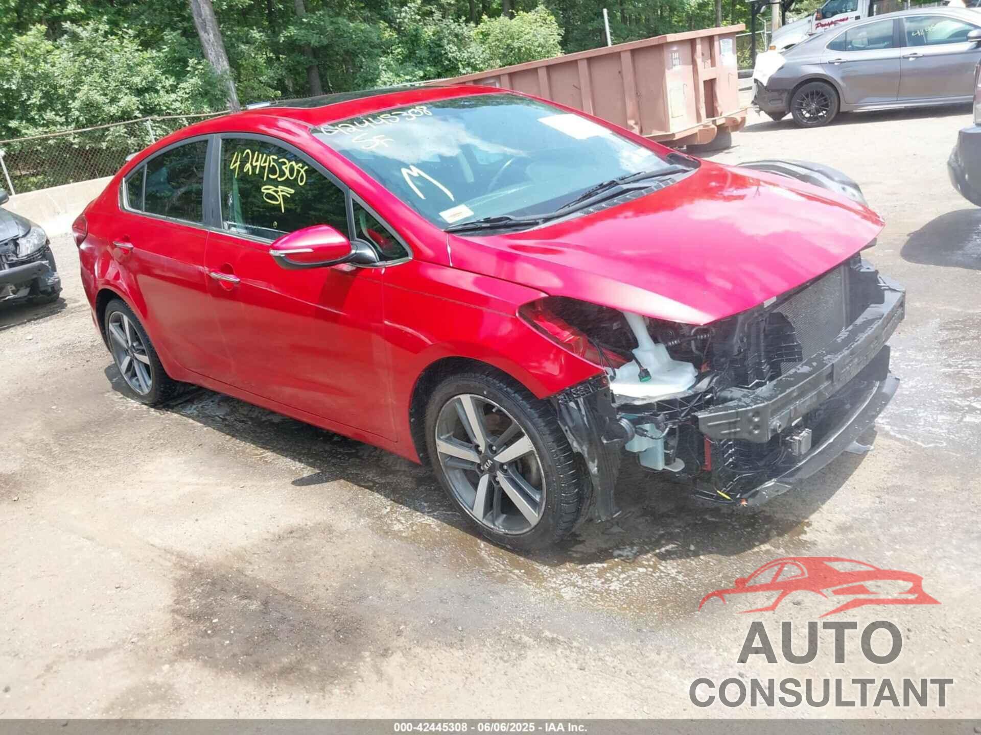 KIA FORTE 2017 - 3KPFN4A84HE072488