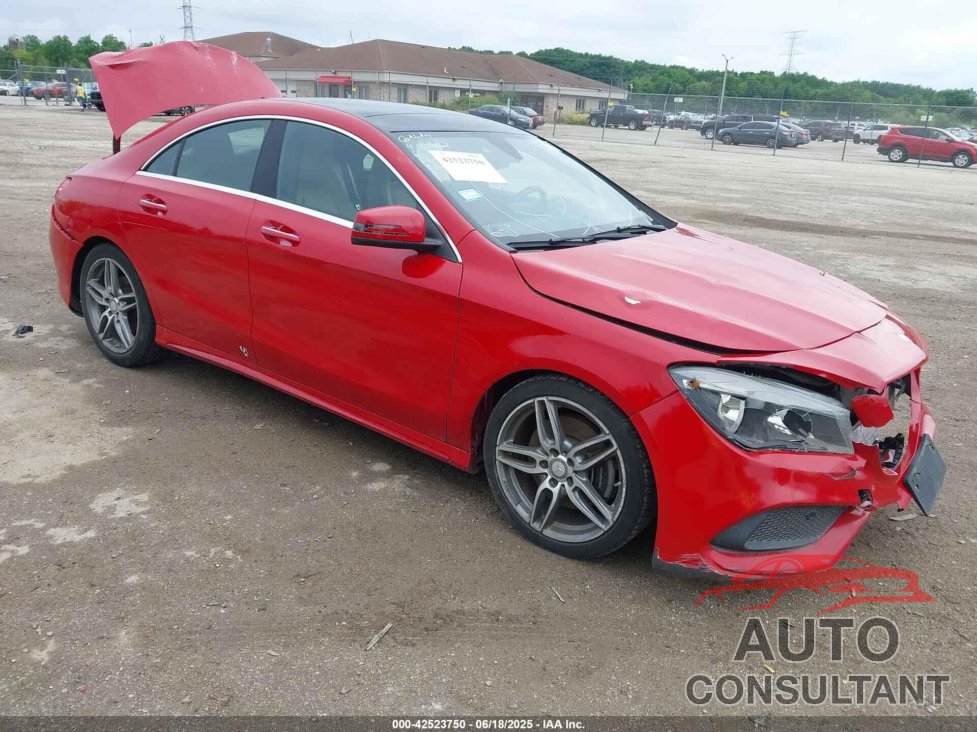 MERCEDES-BENZ CLA 250 2017 - WDDSJ4EB2HN466301