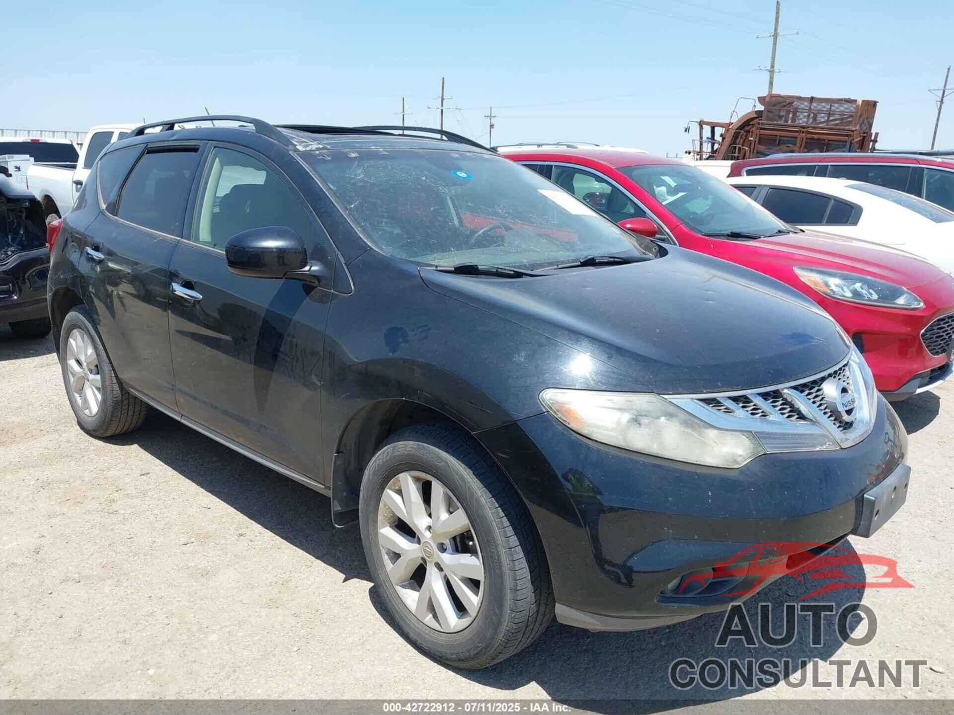 NISSAN MURANO 2012 - JN8AZ1MU1CW114477