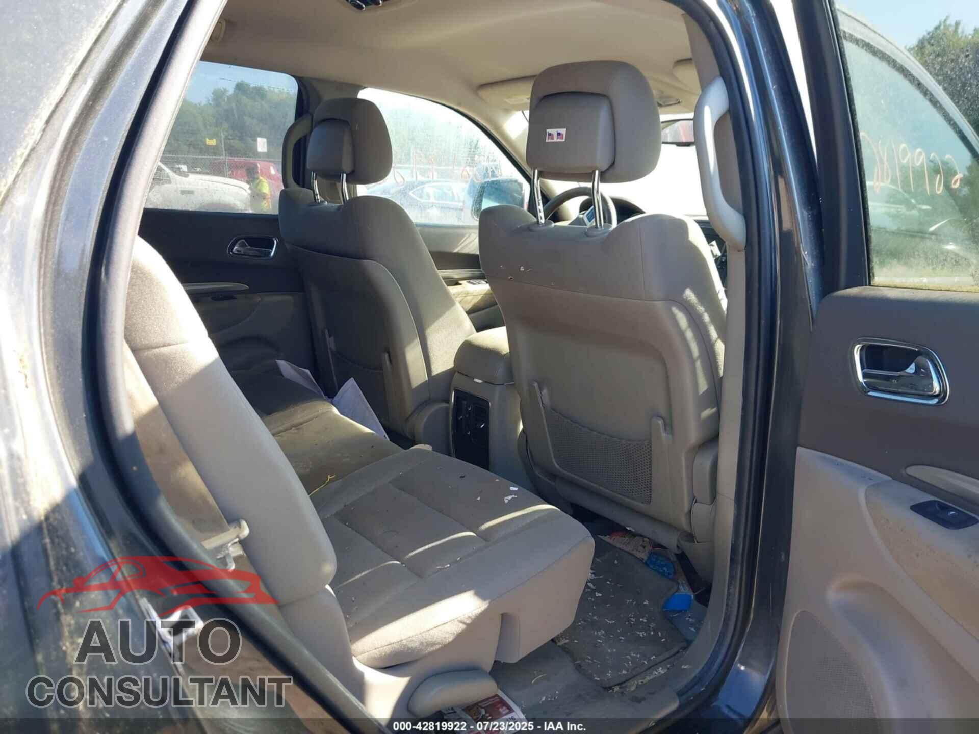 DODGE DURANGO 2011 - 1D4RE2GG8BC616217