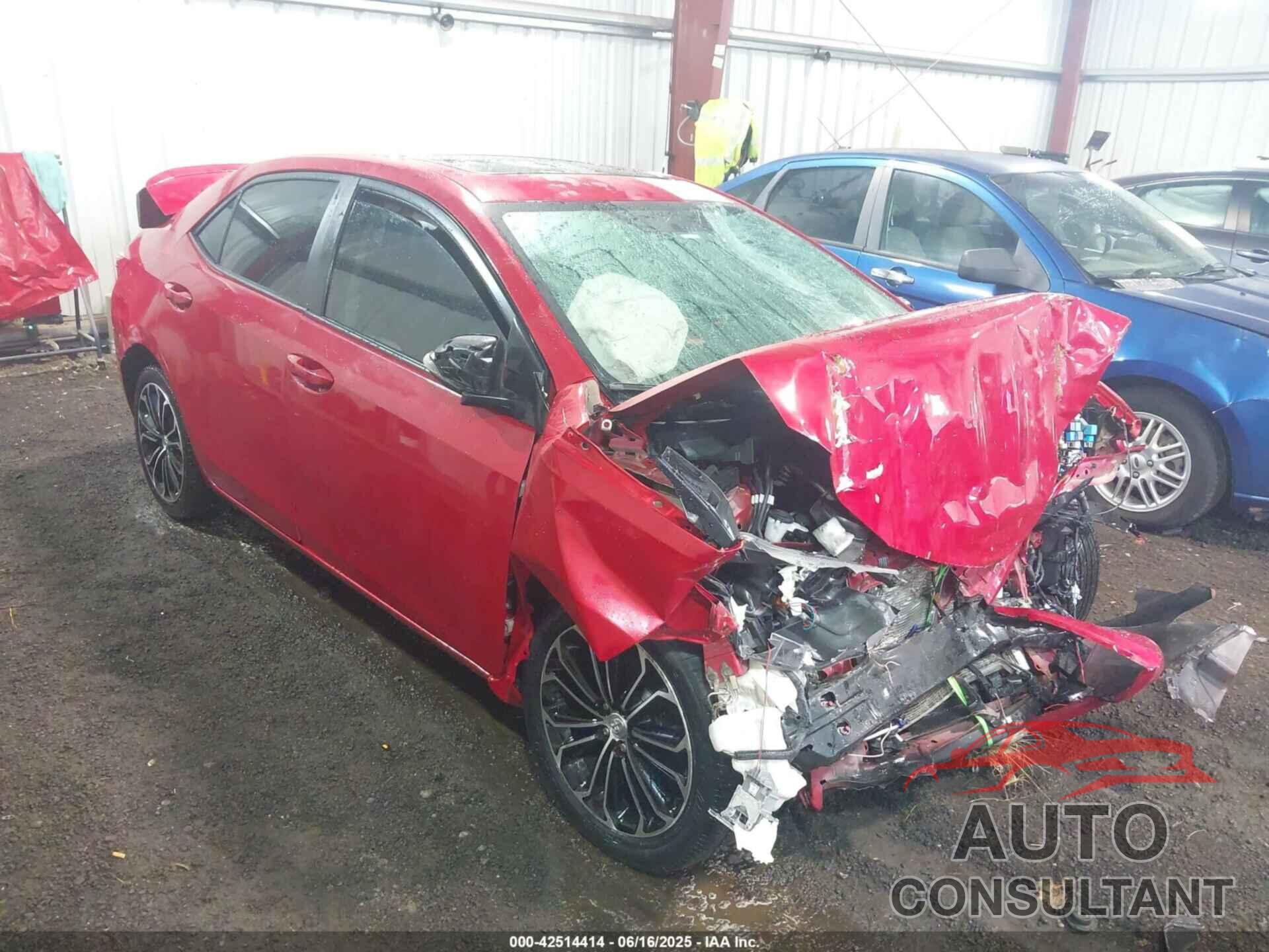 TOYOTA COROLLA 2016 - 2T1BURHEXGC680345