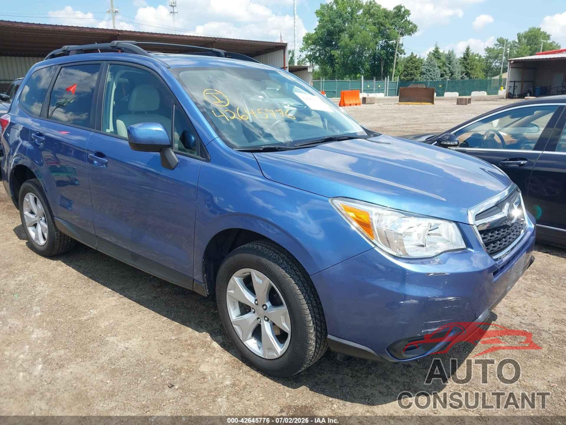 SUBARU FORESTER 2015 - JF2SJADC9FH532276