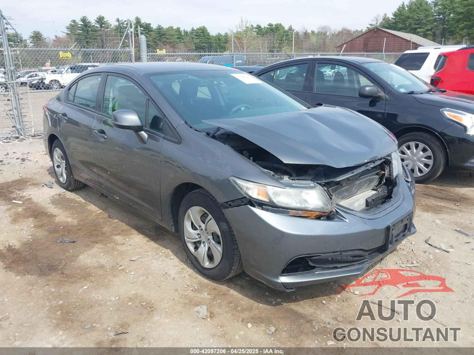 HONDA CIVIC 2013 - 2HGFB2F52DH562875