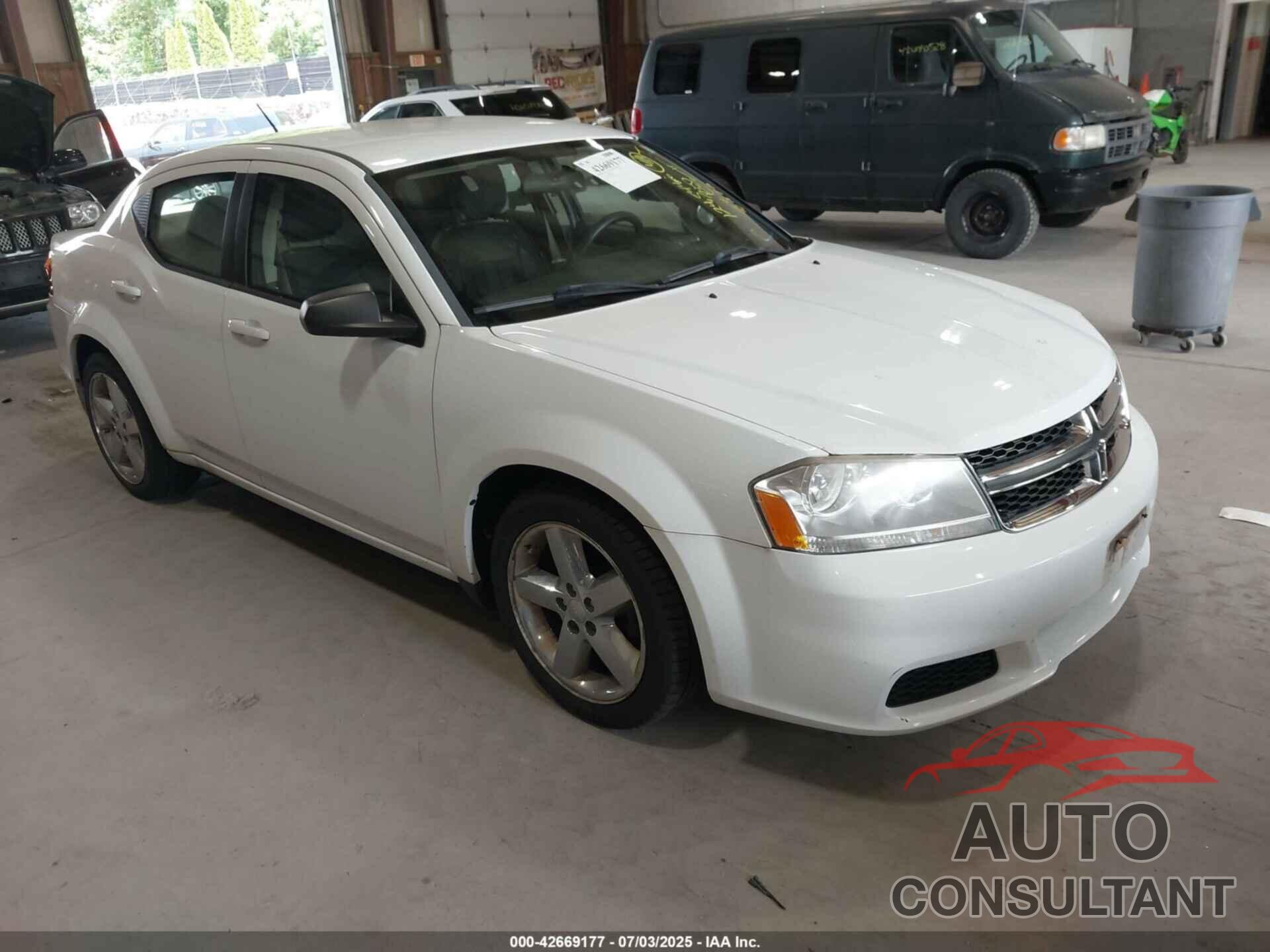 DODGE AVENGER 2013 - 1C3CDZAB3DN565376