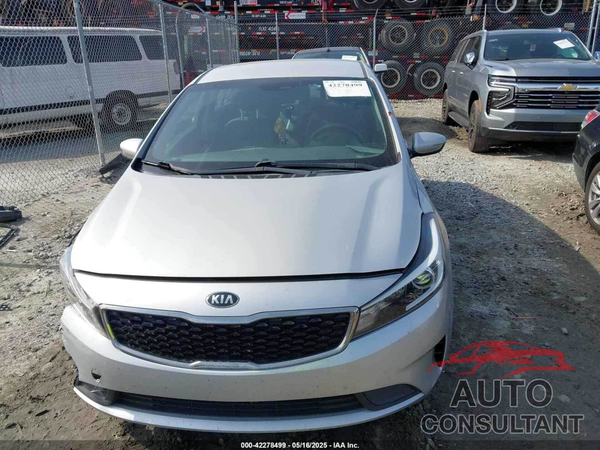 KIA FORTE 2017 - 3KPFK4A72HE097728
