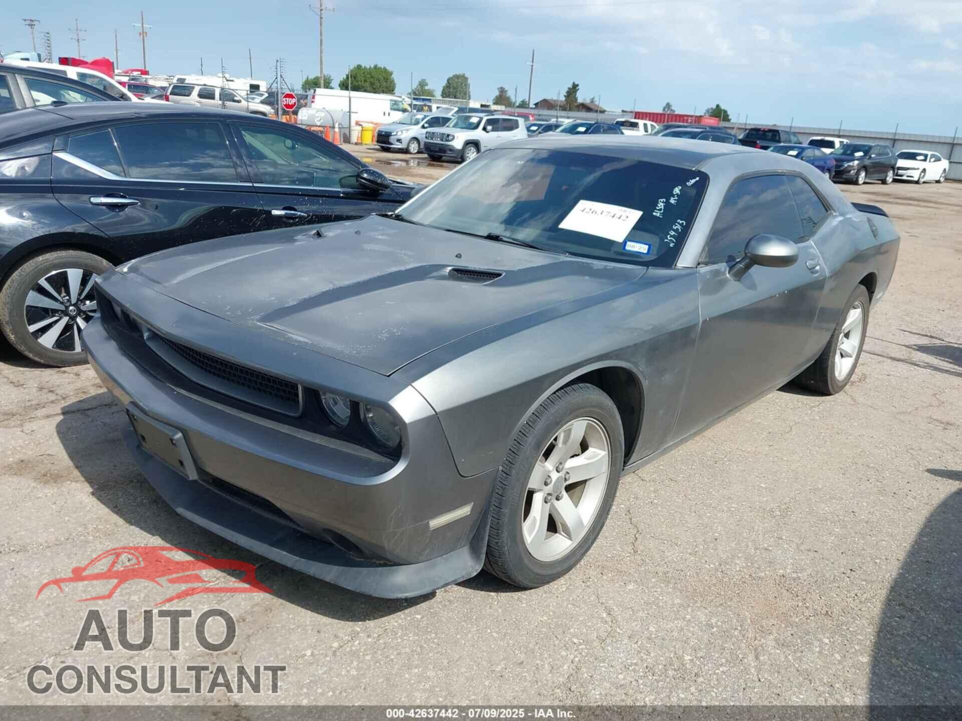 DODGE CHALLENGER 2012 - 2C3CDYAG3CH254513