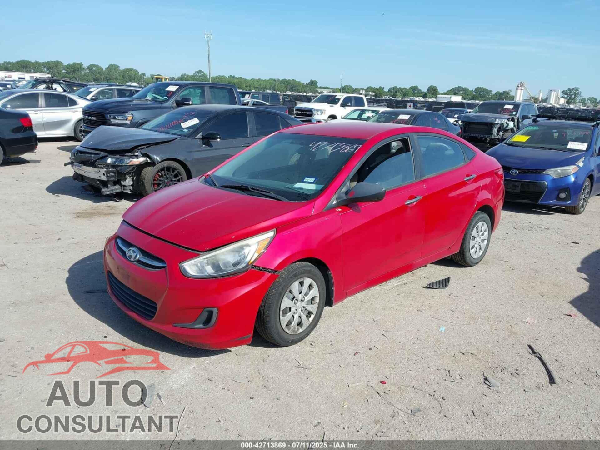HYUNDAI ACCENT 2016 - KMHCT4AE4GU999727
