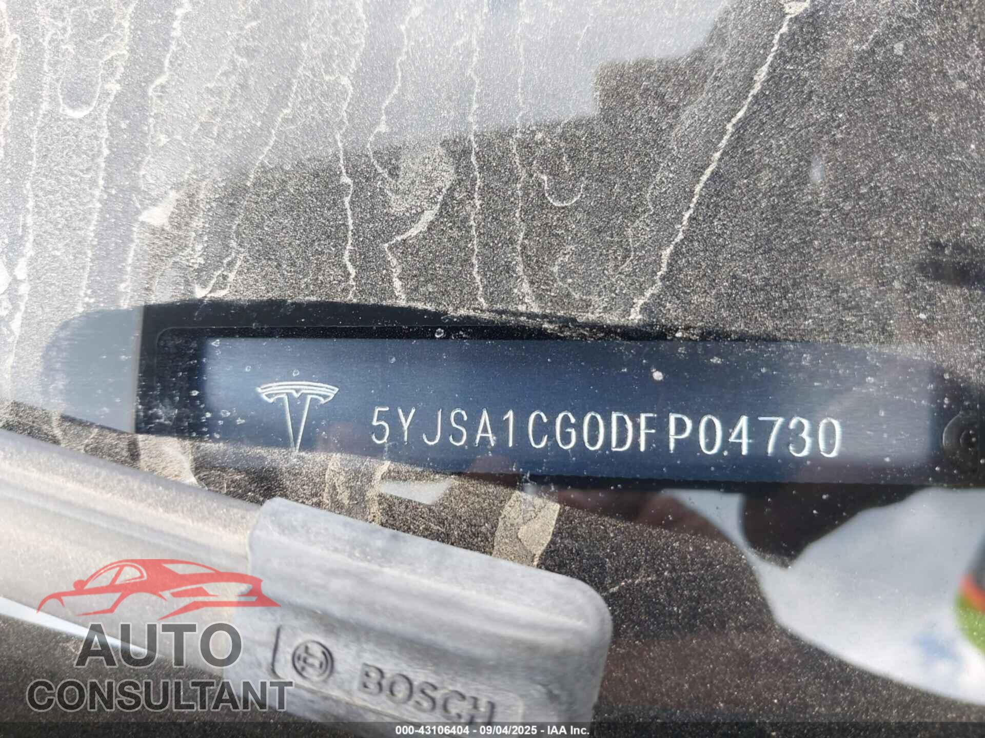 TESLA MODEL S 2013 - 5YJSA1CG0DFP04730