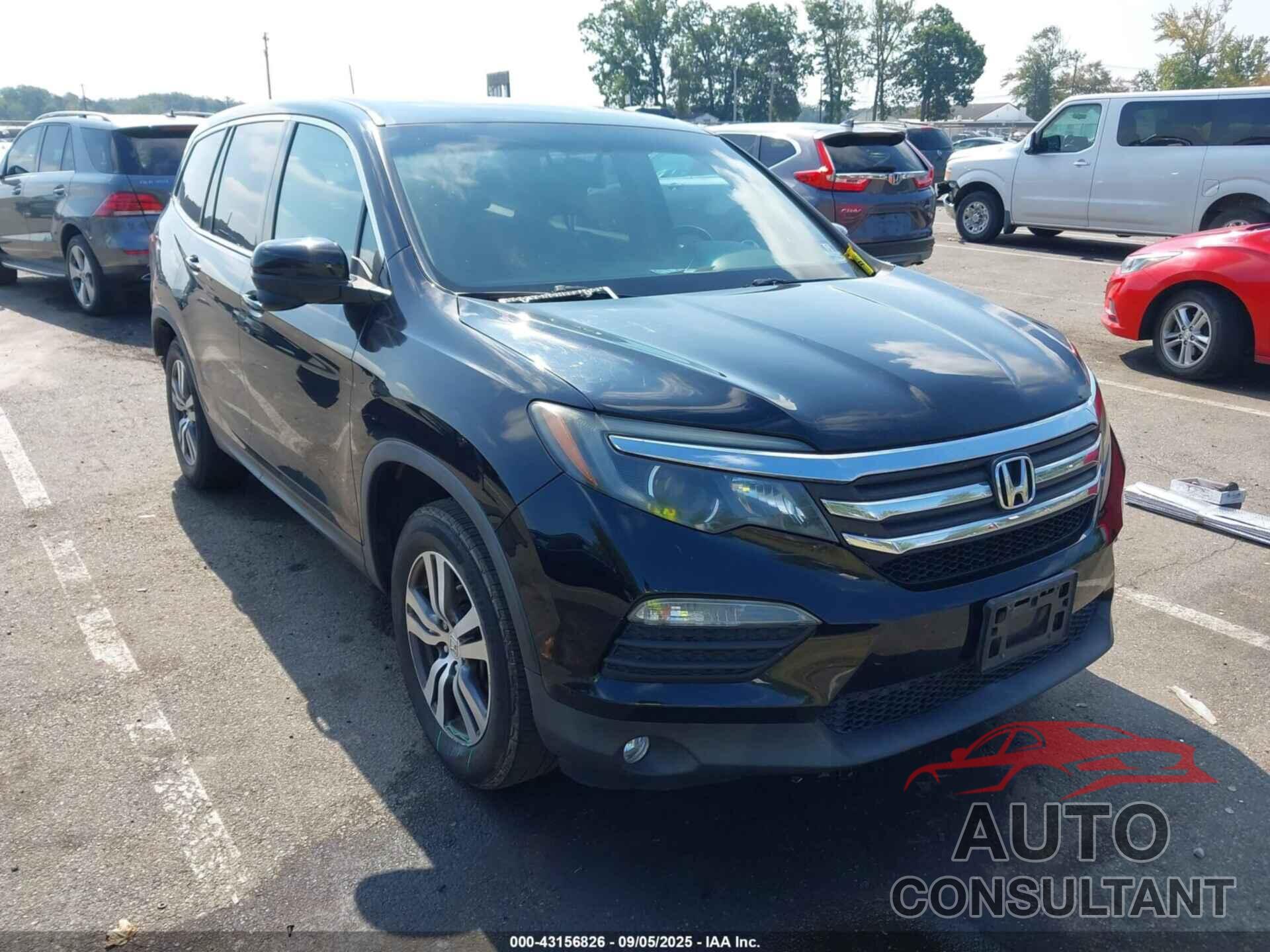 HONDA PILOT 2017 - 5FNYF6H51HB025300