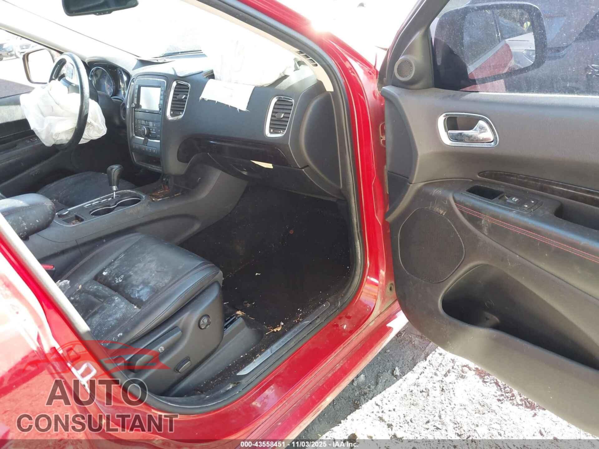 DODGE DURANGO 2012 - 1C4SDJCT5CC181558
