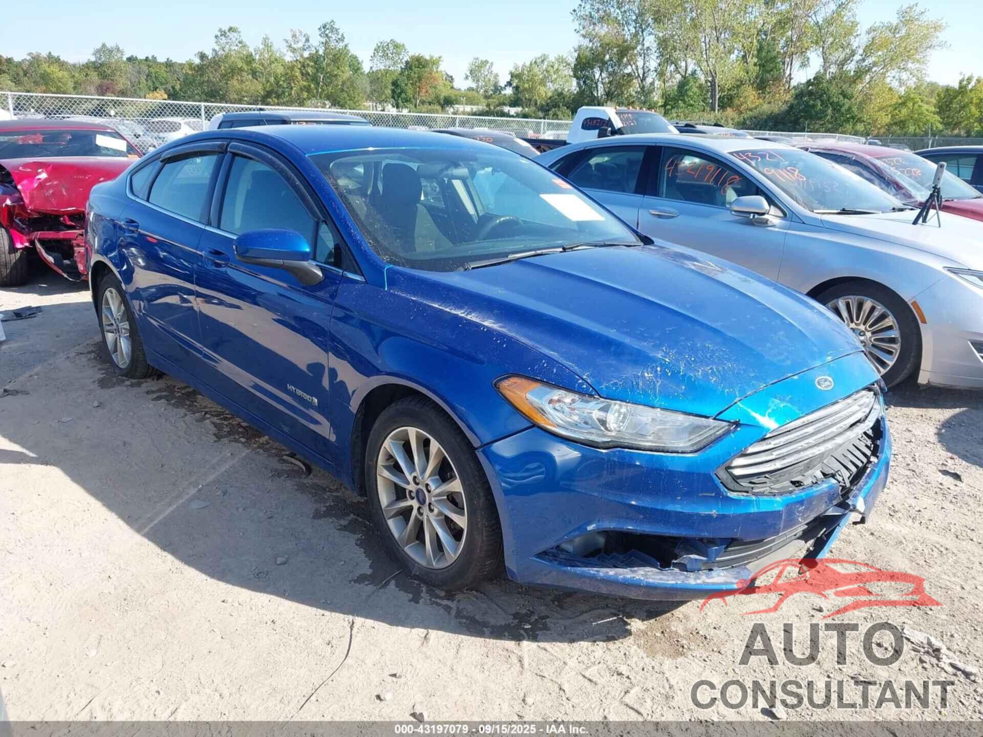 FORD FUSION HYBRID 2017 - 3FA6P0LU8HR384681