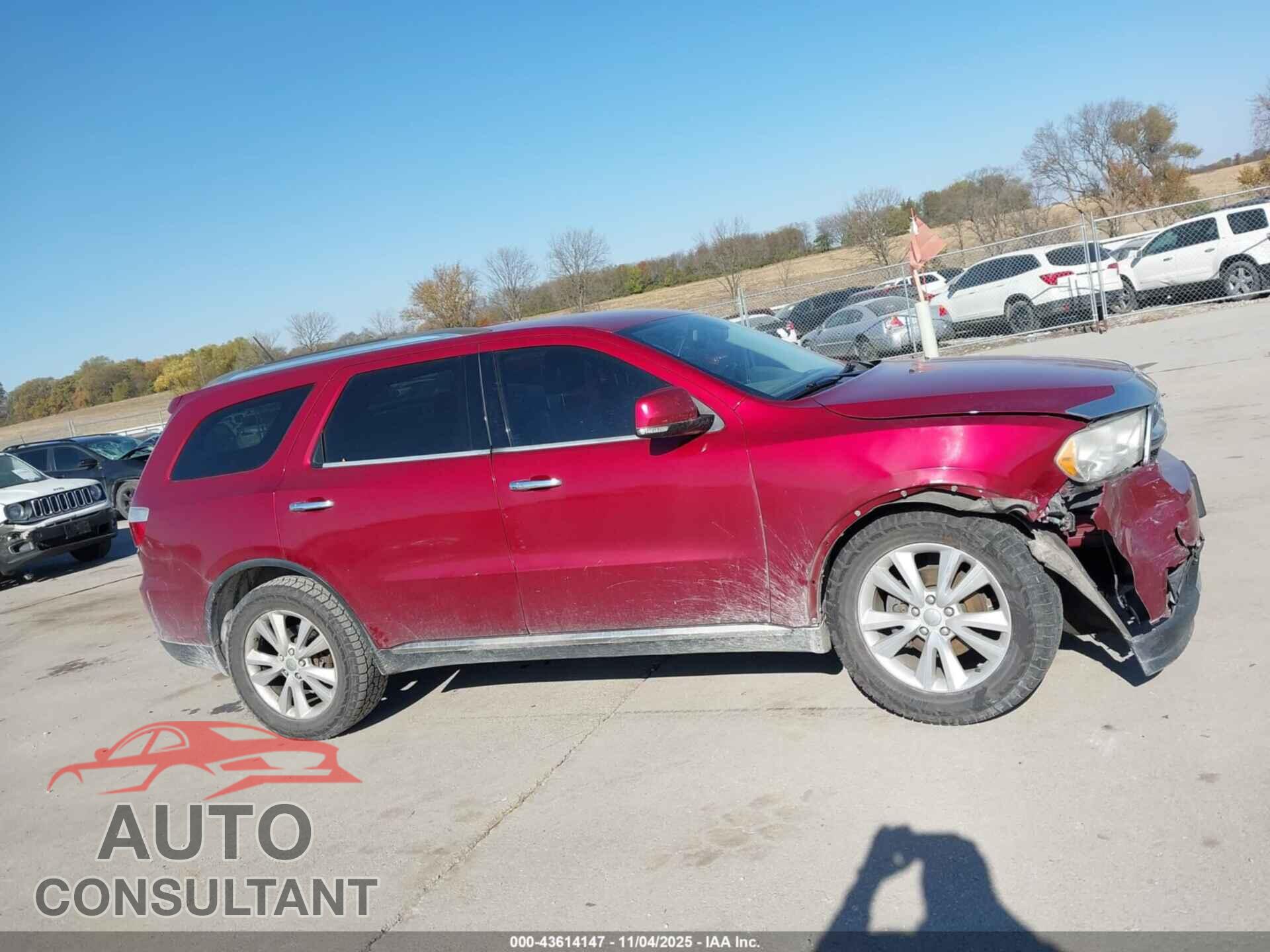 DODGE DURANGO 2013 - 1C4RDJDG3DC614313