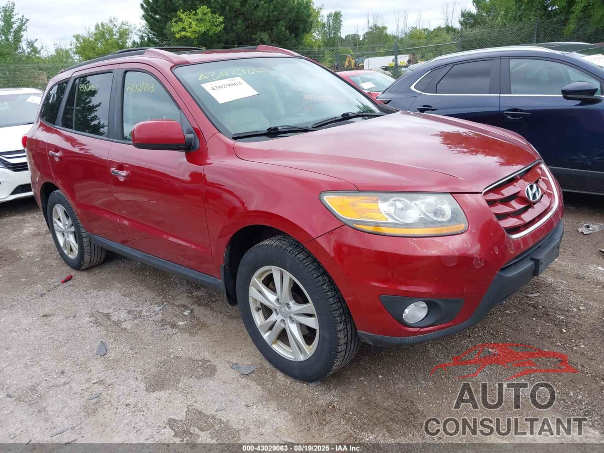 HYUNDAI SANTA FE 2011 - 5XYZKDAG5BG034176