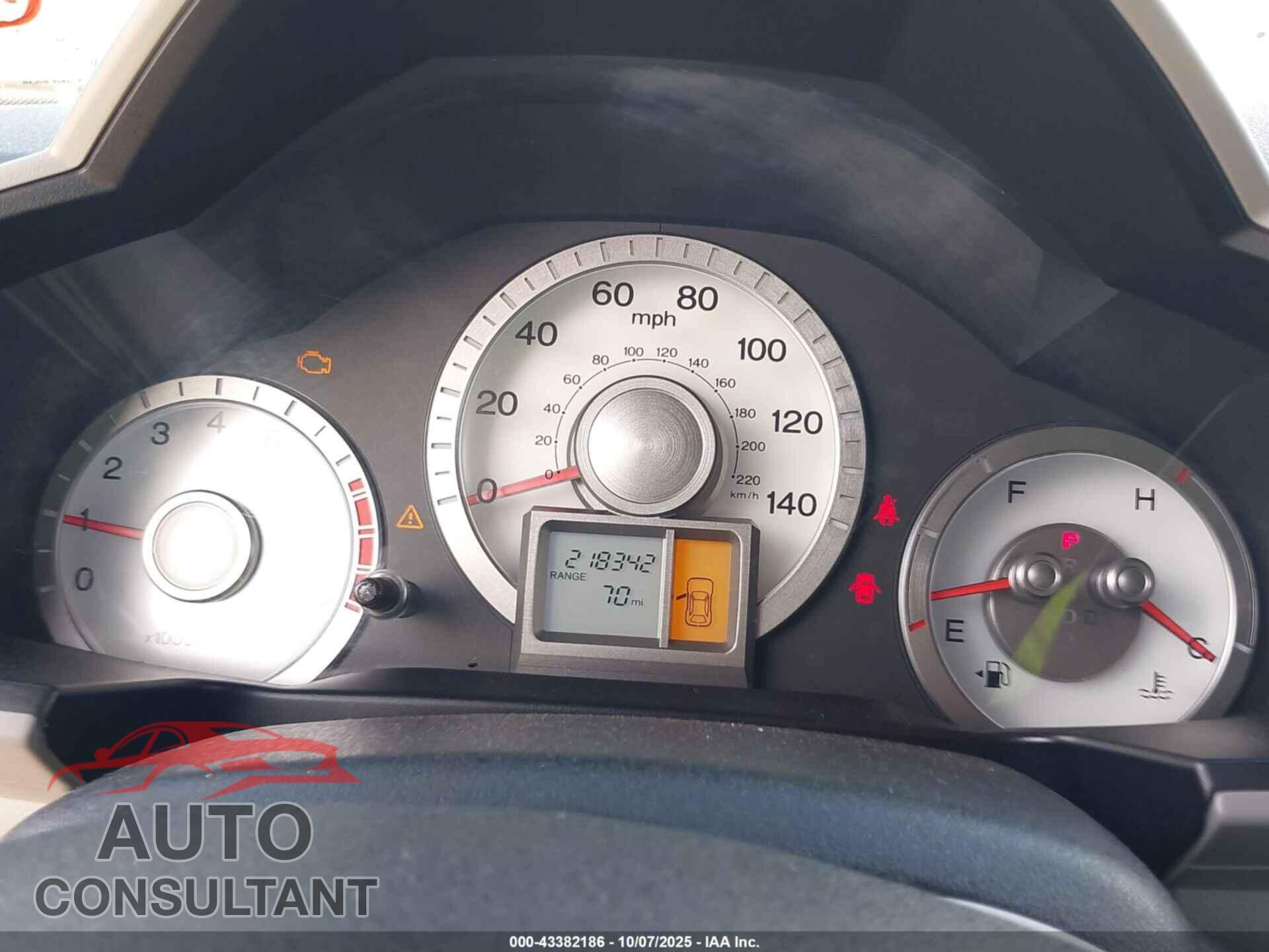 HONDA PILOT 2009 - 5FNYF38239B004504