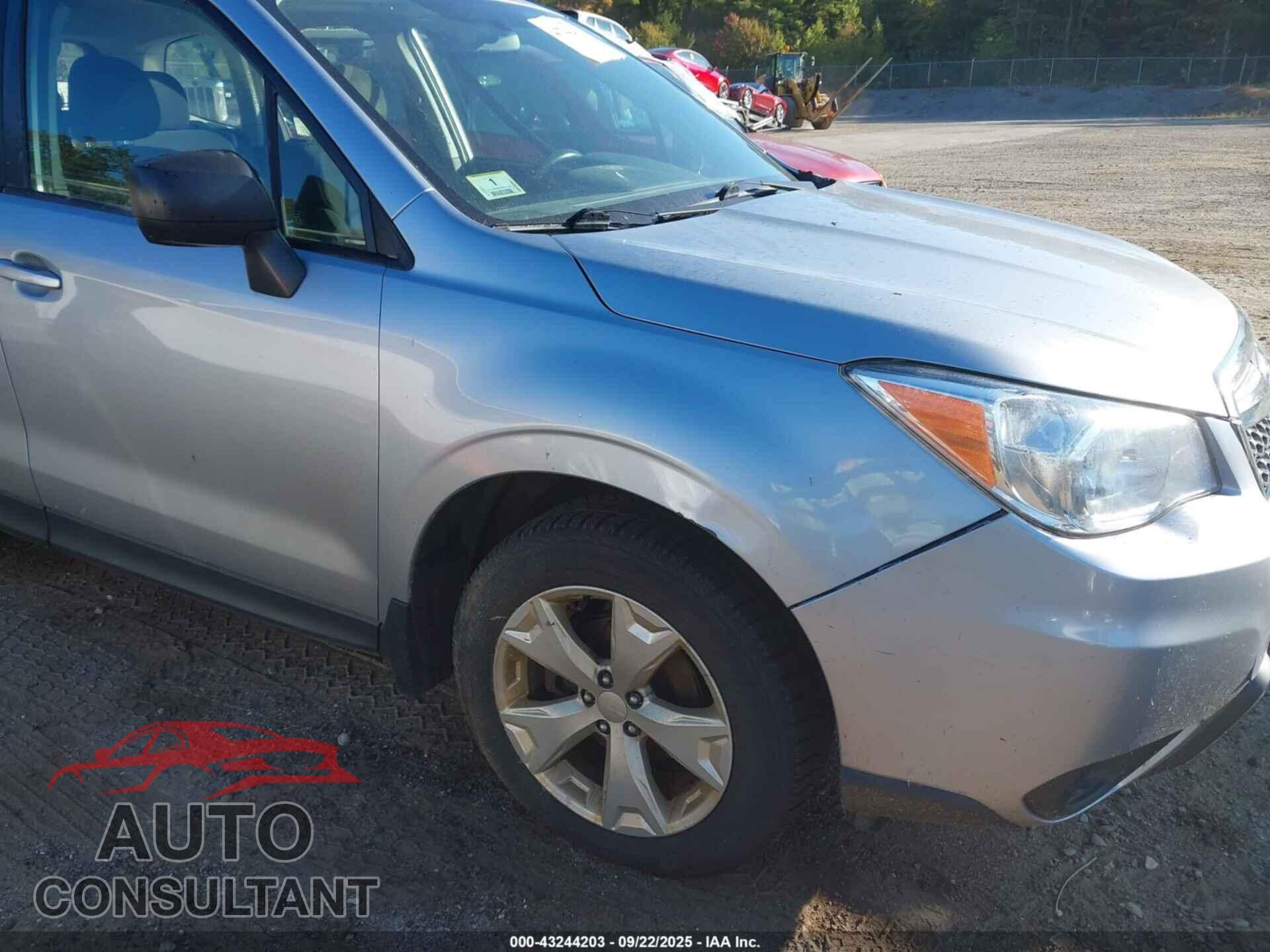 SUBARU FORESTER 2015 - JF2SJABC6FH482620