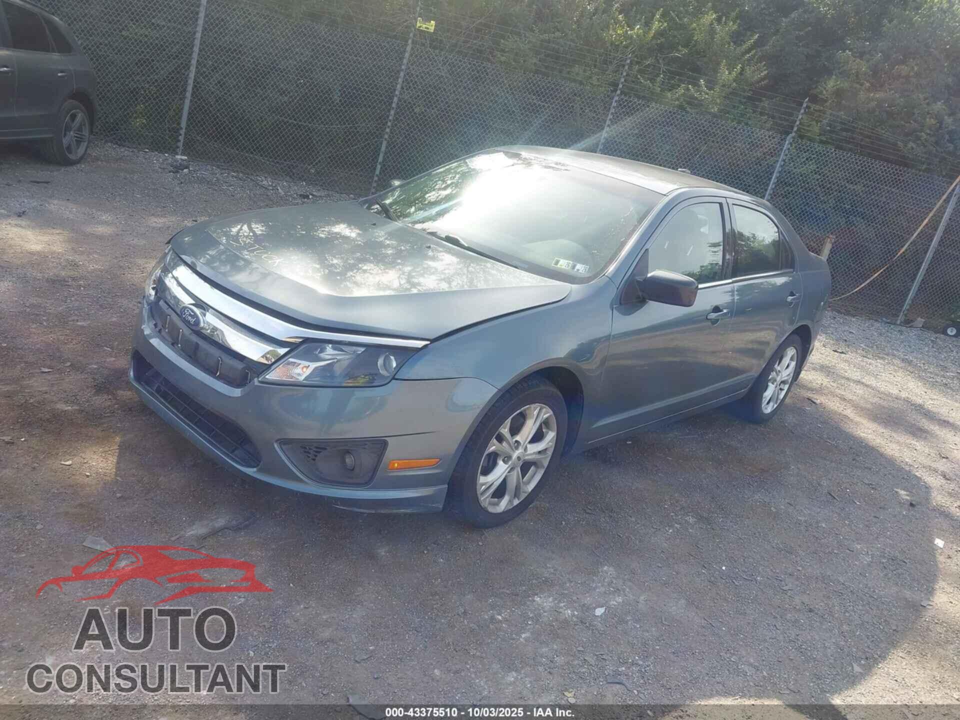 FORD FUSION 2012 - 3FAHP0HA4CR171436
