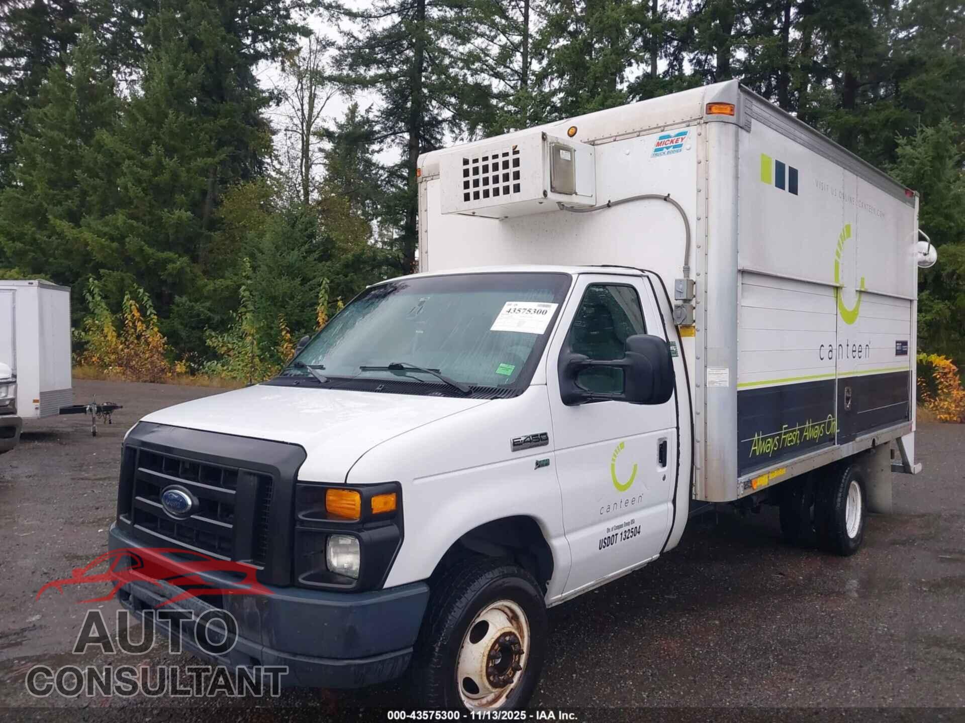 FORD E-450 CUTAWAY 2012 - 1FDXE4FL2CDA50514