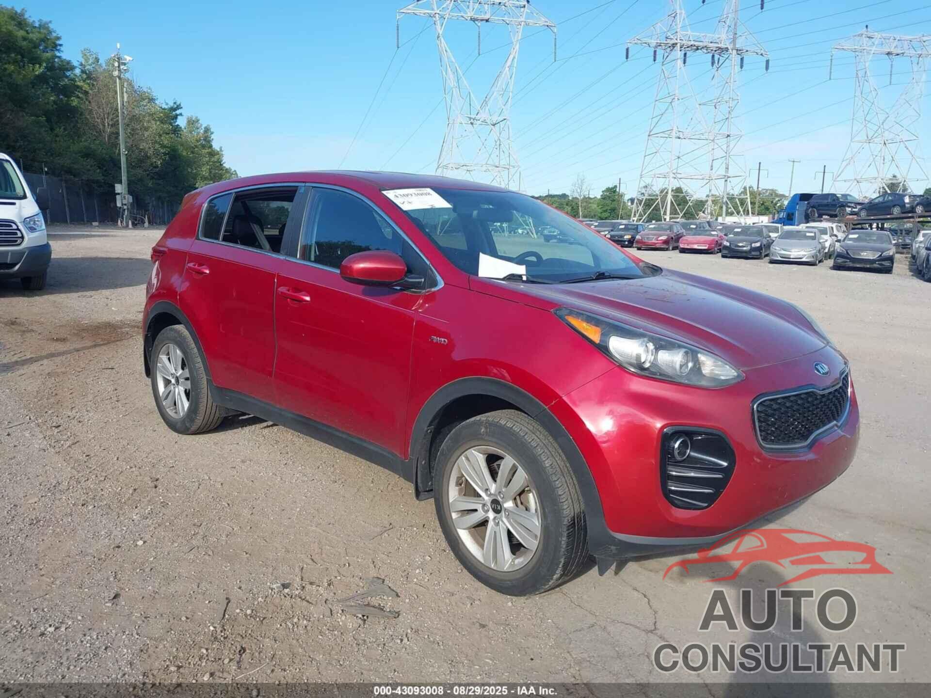 KIA SPORTAGE 2017 - KNDPMCAC3H7269299