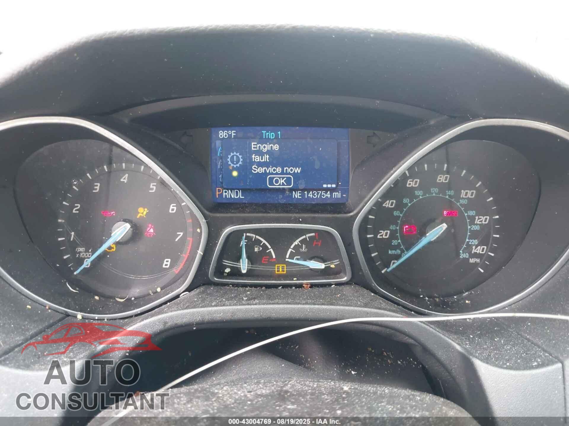 FORD FOCUS 2014 - 1FADP3F2XEL457580