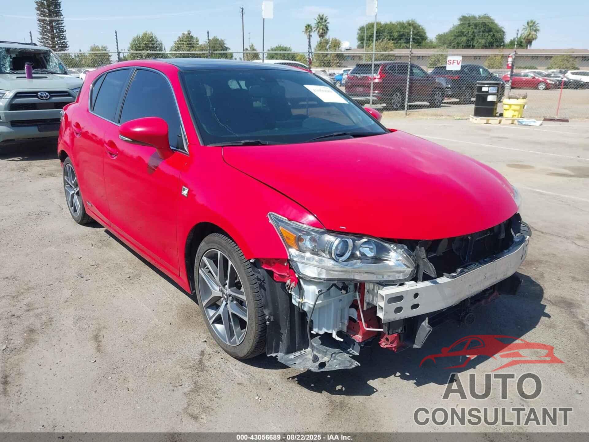 LEXUS CT 200H 2015 - JTHKD5BH7F2218381