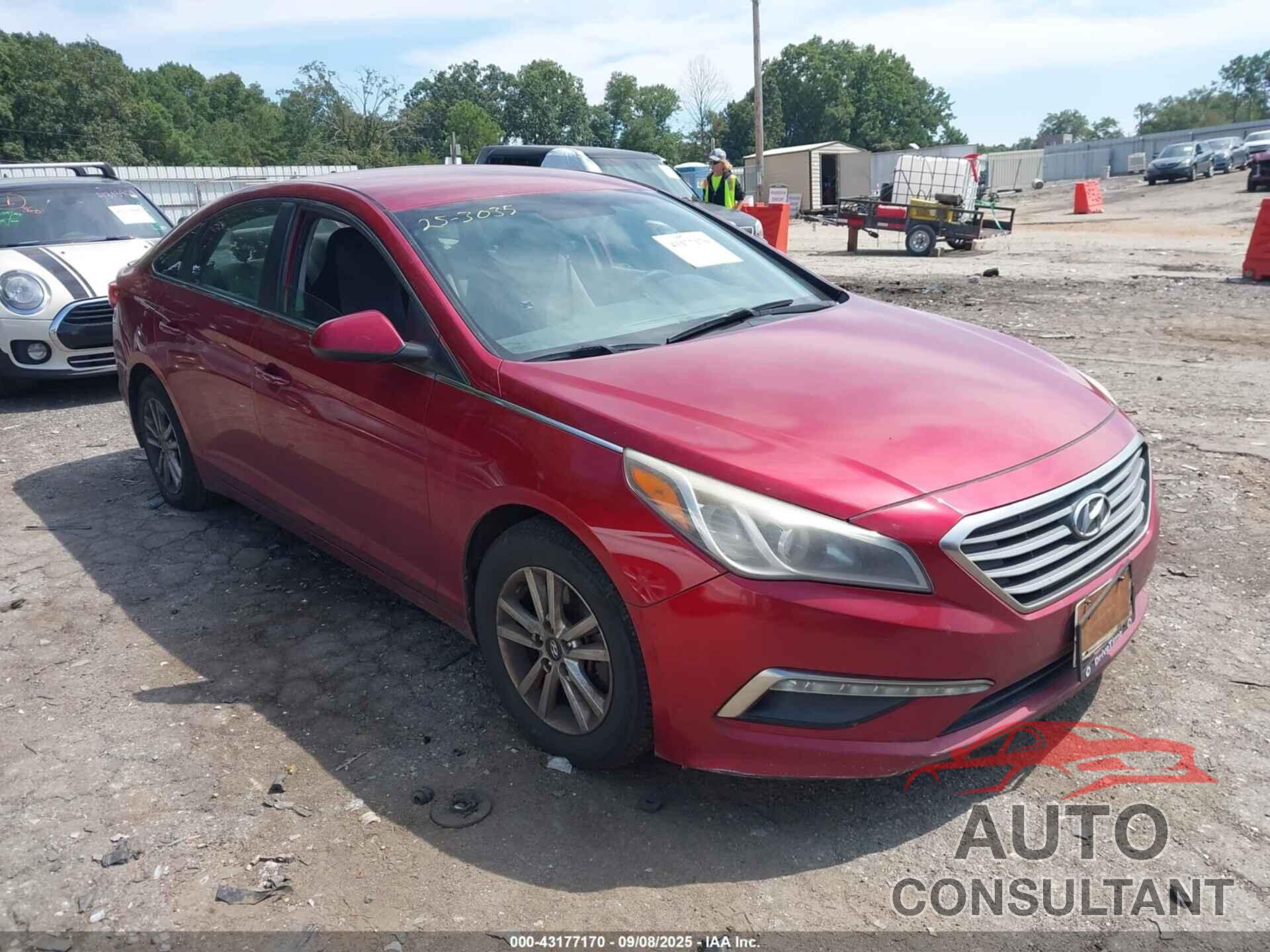 HYUNDAI SONATA 2015 - 5NPE24AFXFH123021