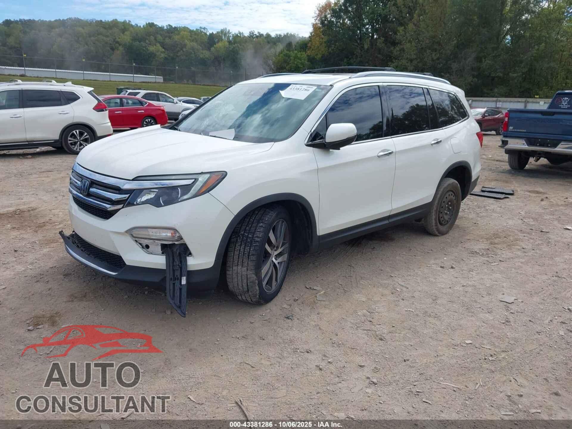 HONDA PILOT 2017 - 5FNYF6H00HB002353