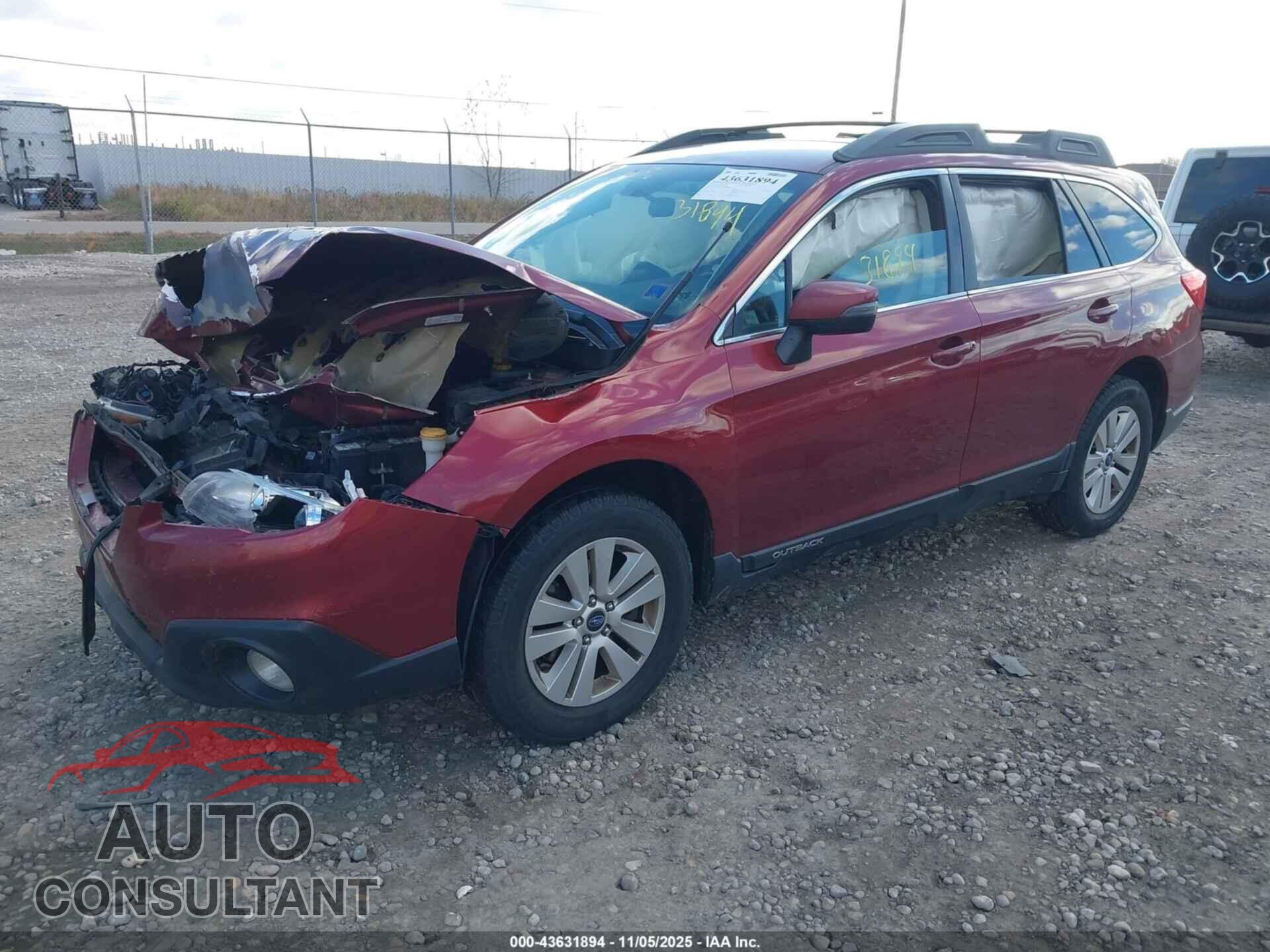 SUBARU OUTBACK 2015 - 4S4BSBFC2F3320956