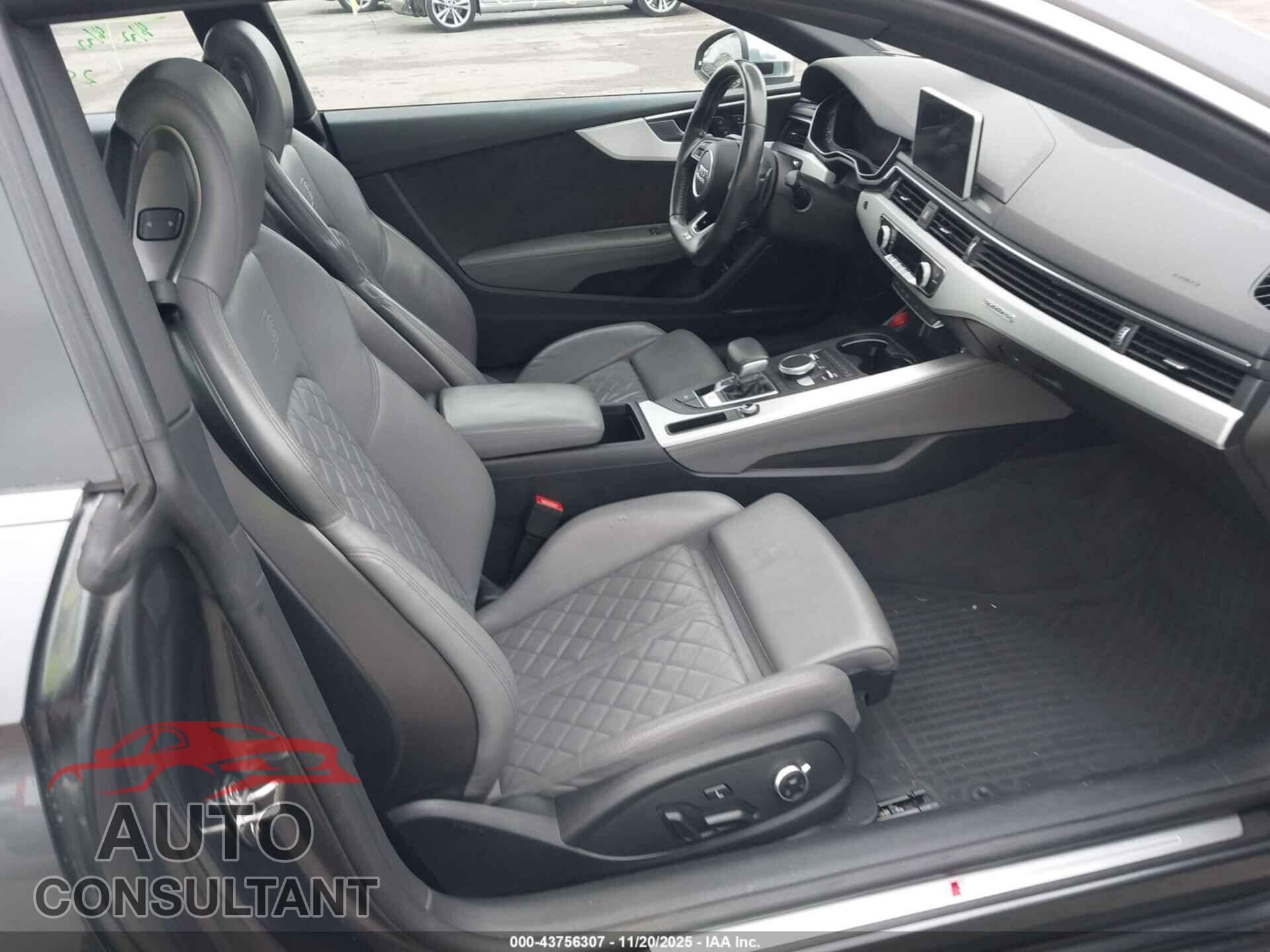 AUDI S5 2018 - WAUR4AF50JA005017