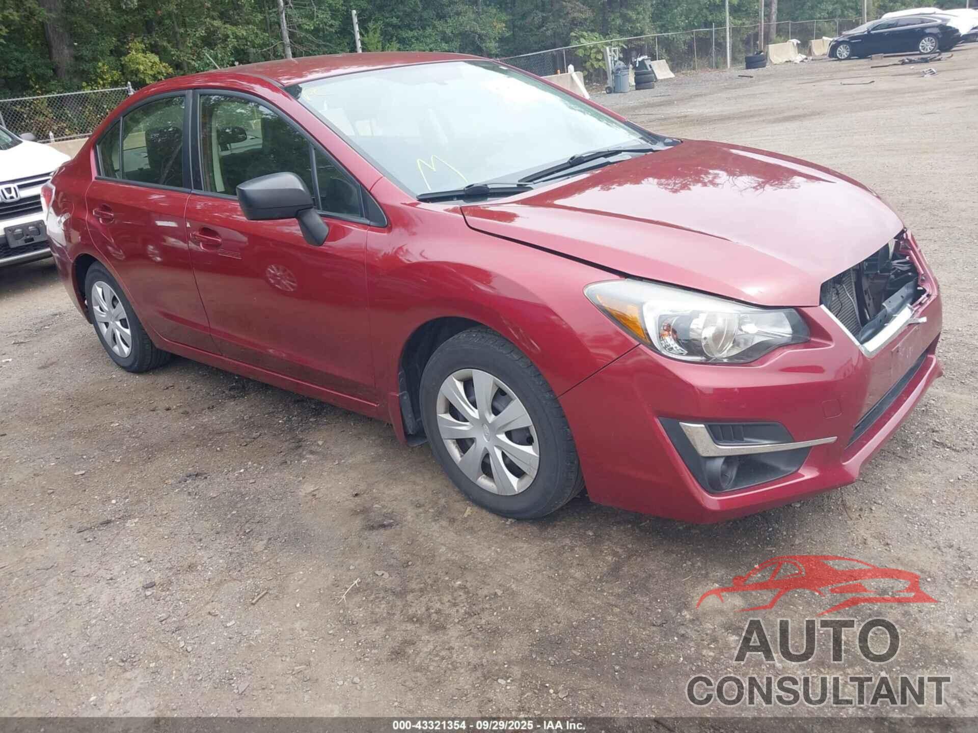 SUBARU IMPREZA 2016 - JF1GJAA65GH010352