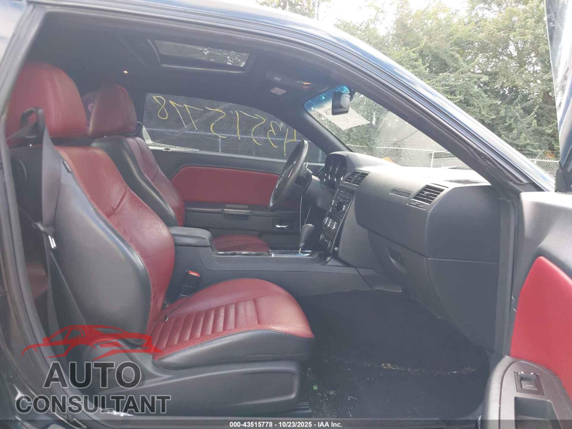 DODGE CHALLENGER 2013 - 2C3CDYAG2DH724886