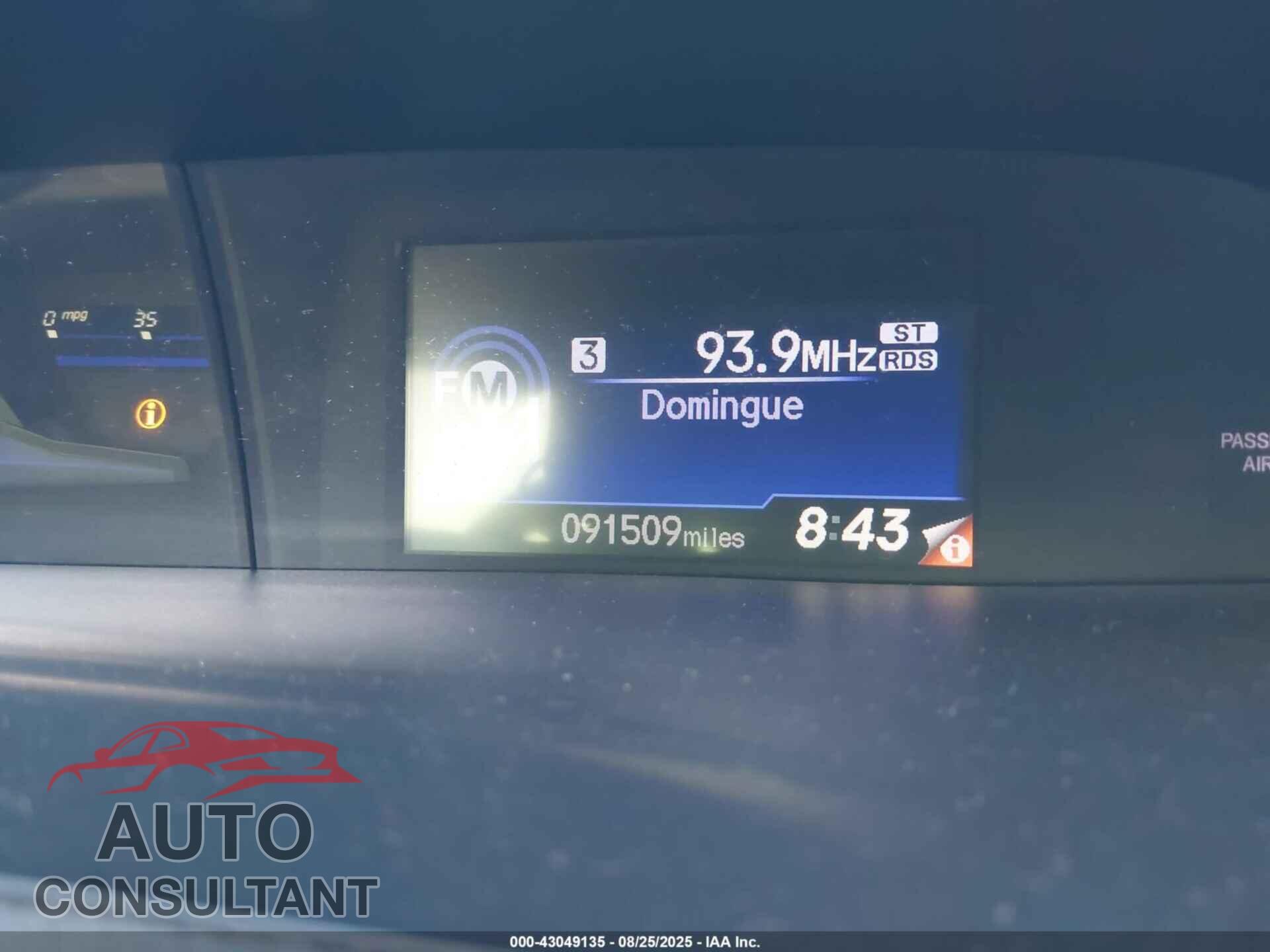 HONDA CIVIC 2012 - 19XFB2F50CE368208